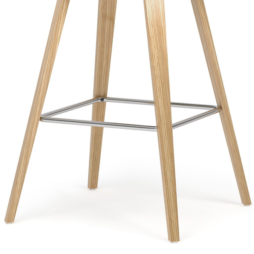 Randolph - Counter / Bar Height Stool Upholstered (Set of 2) - Gray