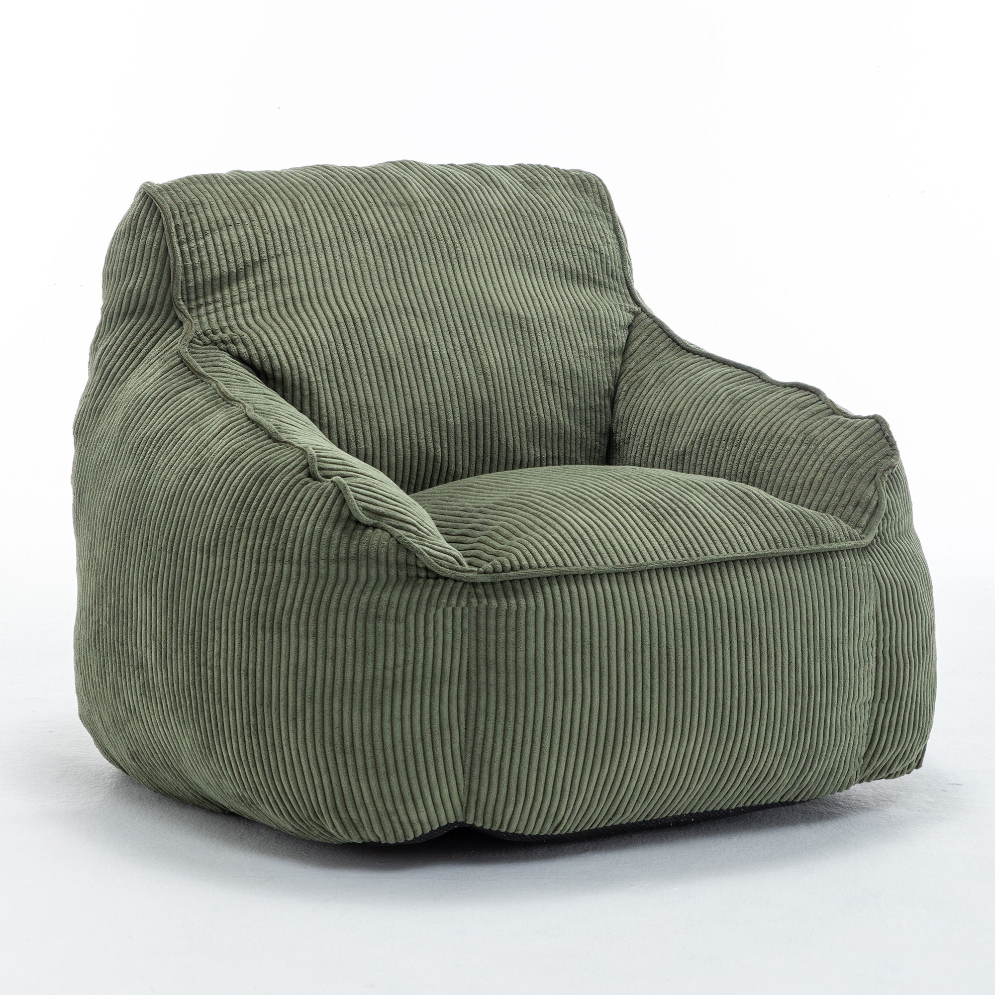Comfy Bean Bag Chair With Filler, Fluffy And Cozy Seating
