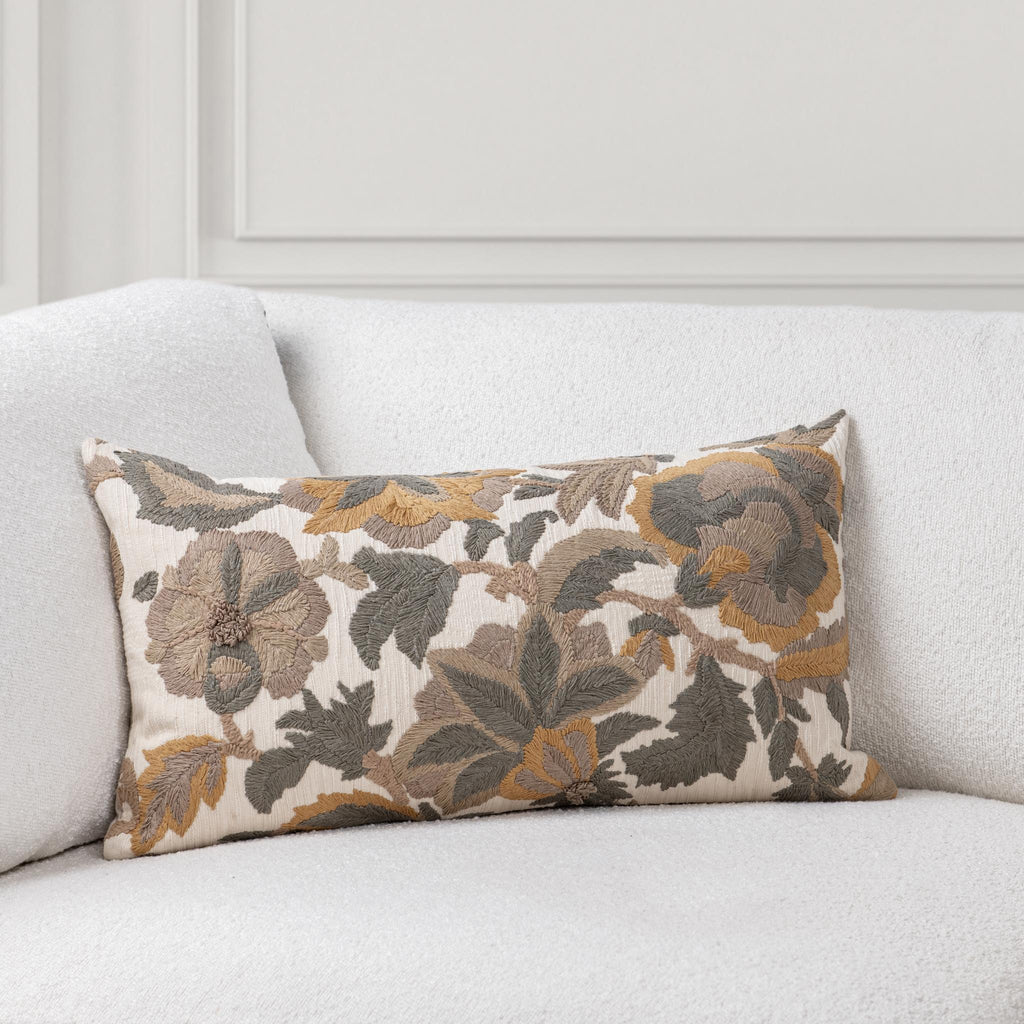 Jana - 14" x 26" Accent Pillow - Dry Sage Multi
