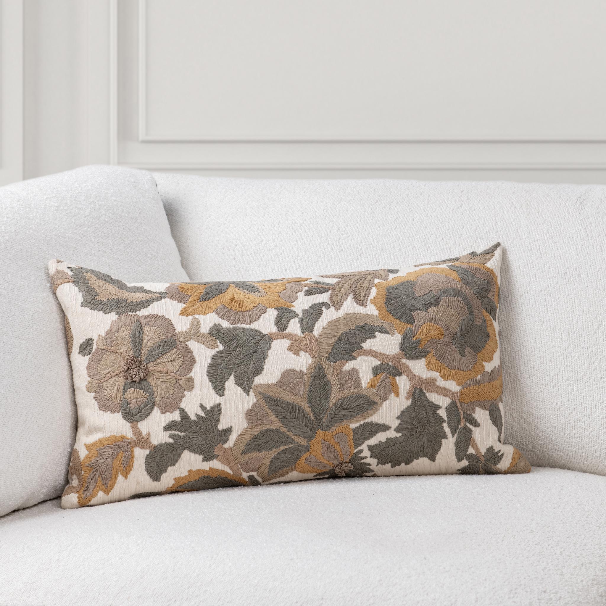 Jana - 14" x 26" Accent Pillow - Dry Sage Multi