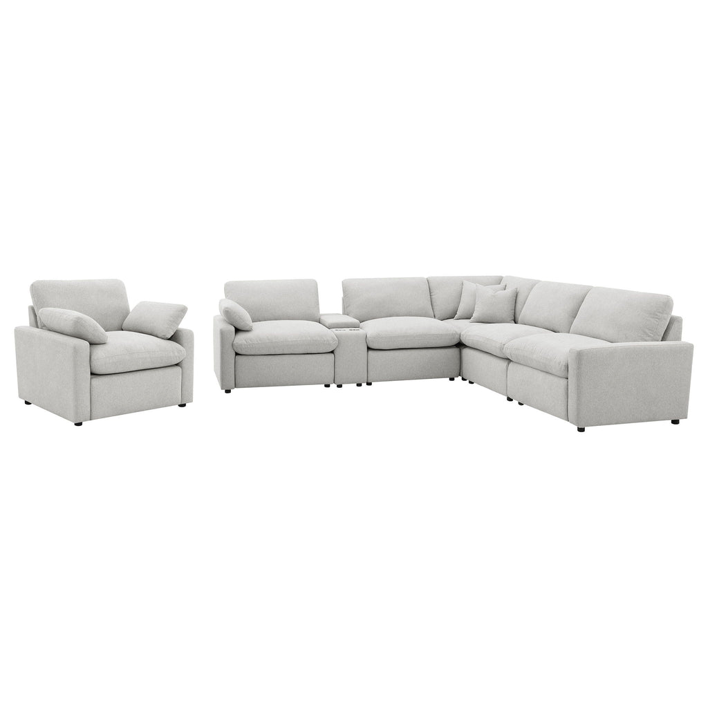 Hollander - 6 Piece Modular Power Reclining Sectional Sofa