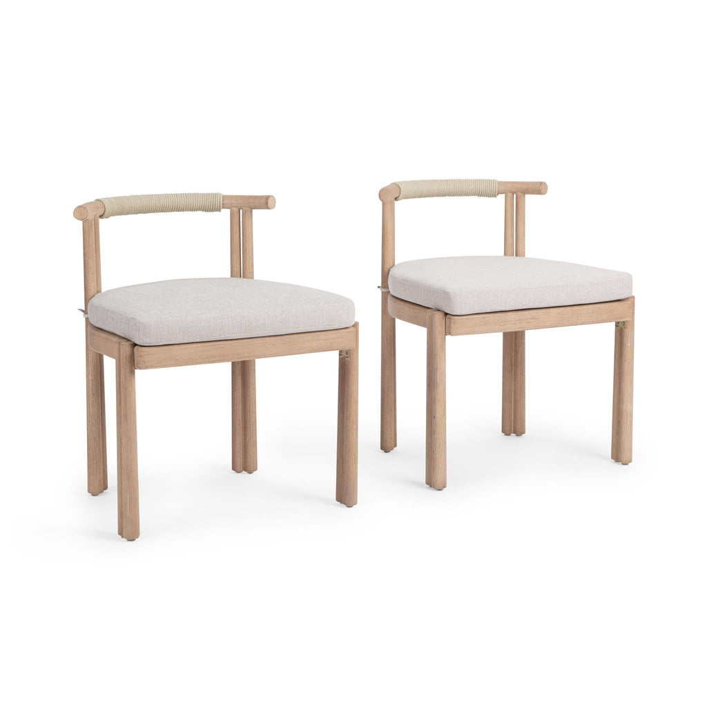Oliver - Outdoor Dining Chair (Set of 2) - Butterscotch