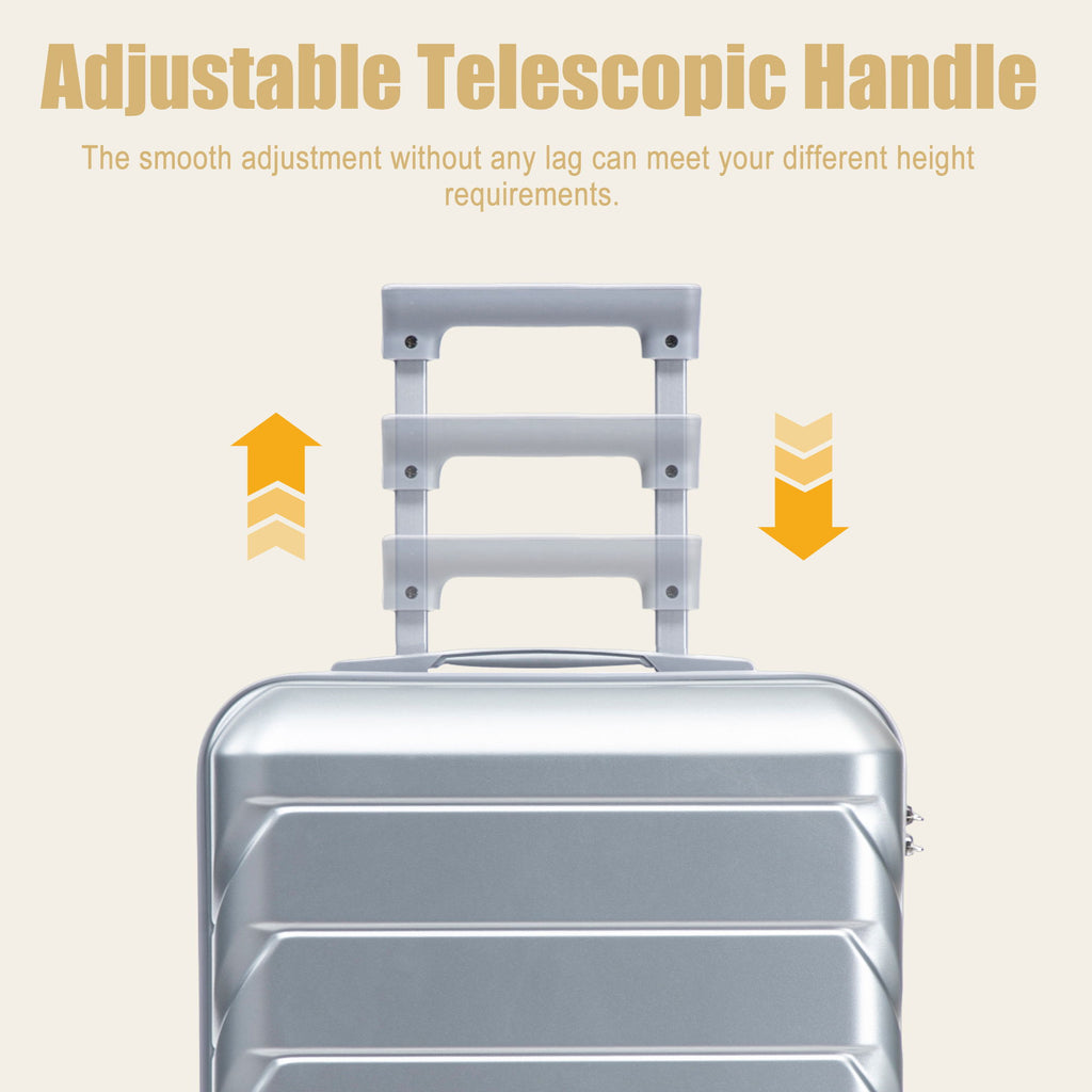 Hard Shell Travel Luggage With Scratch Resistant Surface