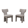 Armless Curved Back Accent Chairs