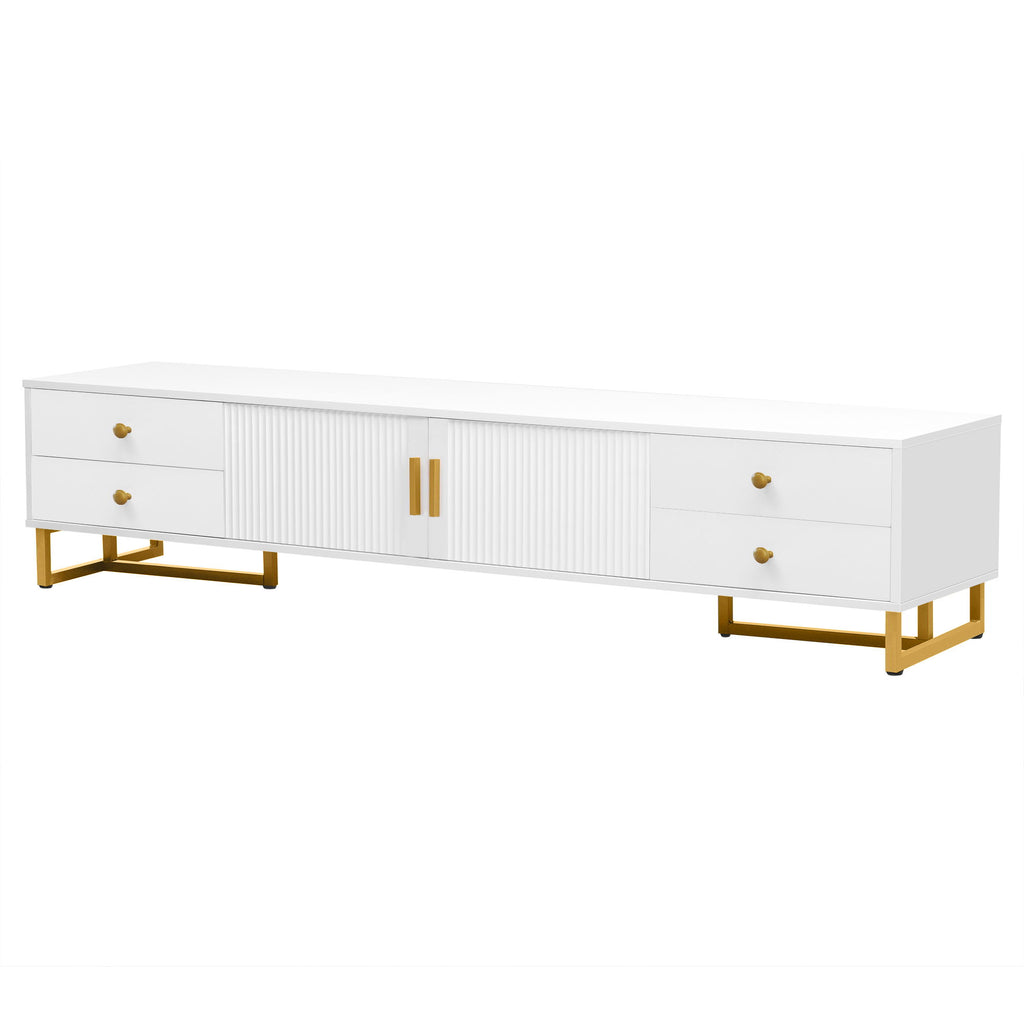 TV Stand With Storage For Living Room