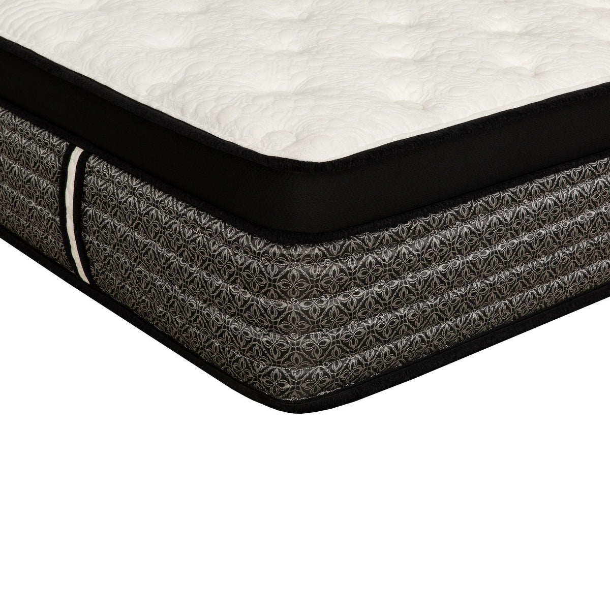 16" Premium Hybrid Mattress In A Box Plush Gel Memory Foam Top With Cooling Technology - Gray / White - Queen
