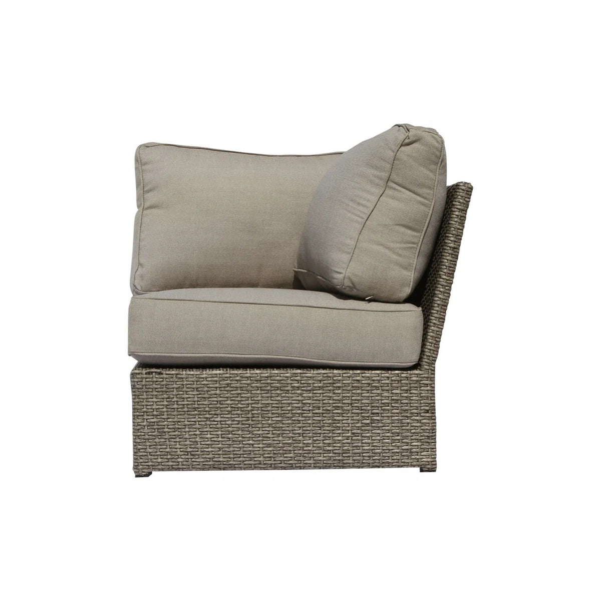 6 Piece Wicker Patio Seating Group With Cushions - Gray Mix
