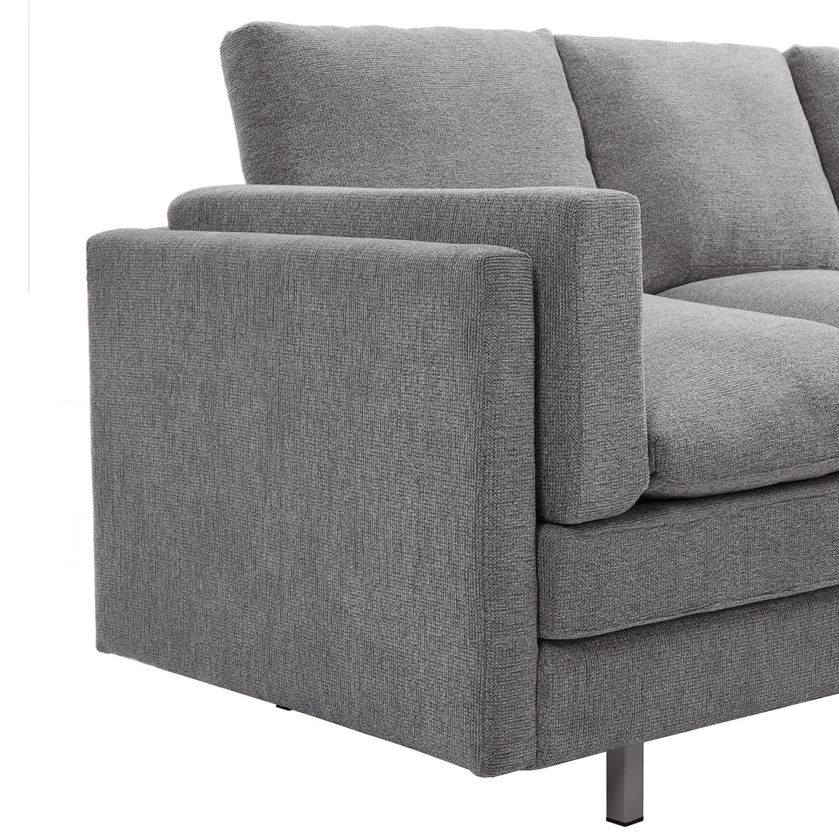 3 Seater Sofa With Dual Layer Seat Cushions