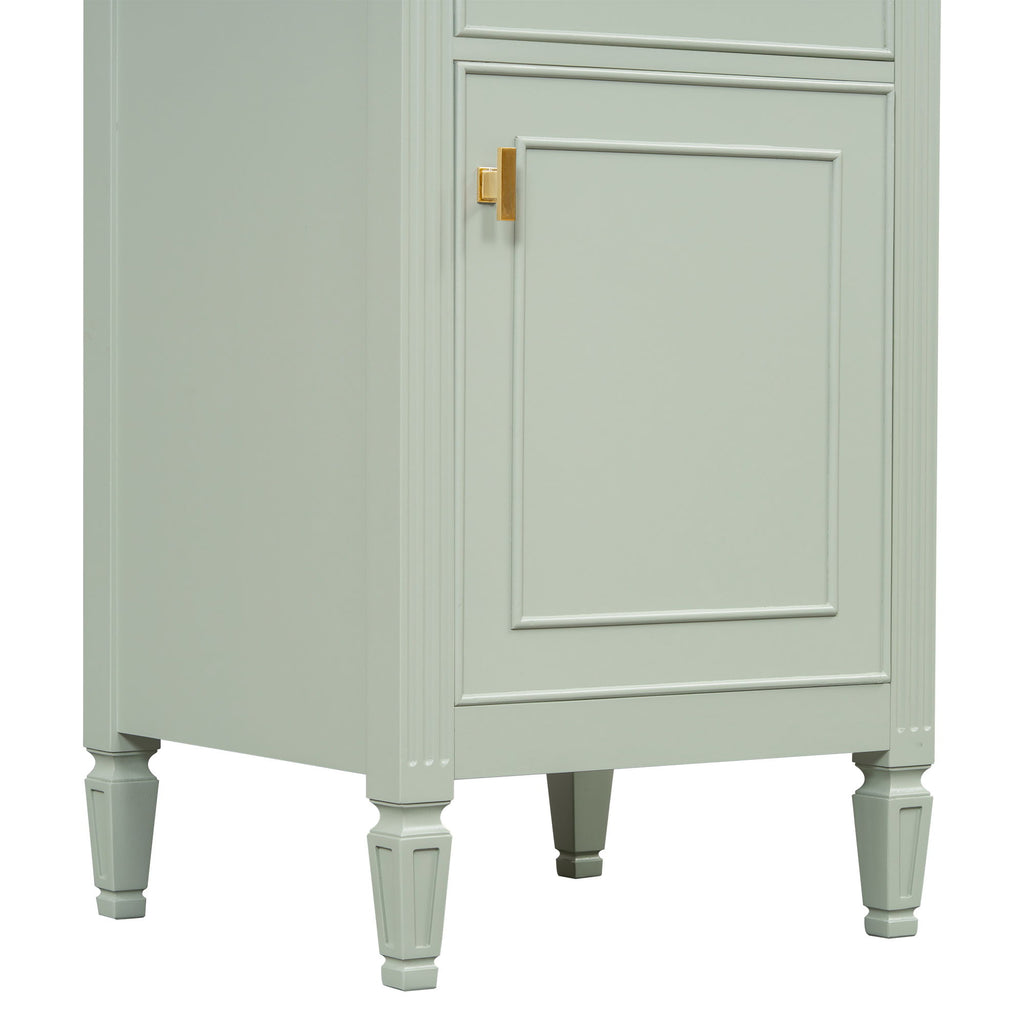 Bathroom Vanity With Sink, Adjustable Shelf, Tilt-Out Drawer