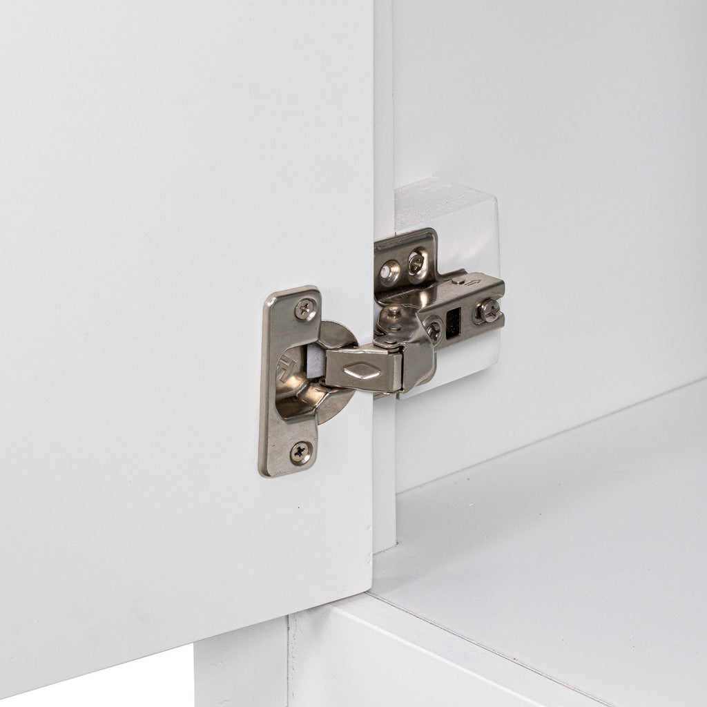 Modern Bathroom Vanity With Sink, Freestanding With Drawers And Doors