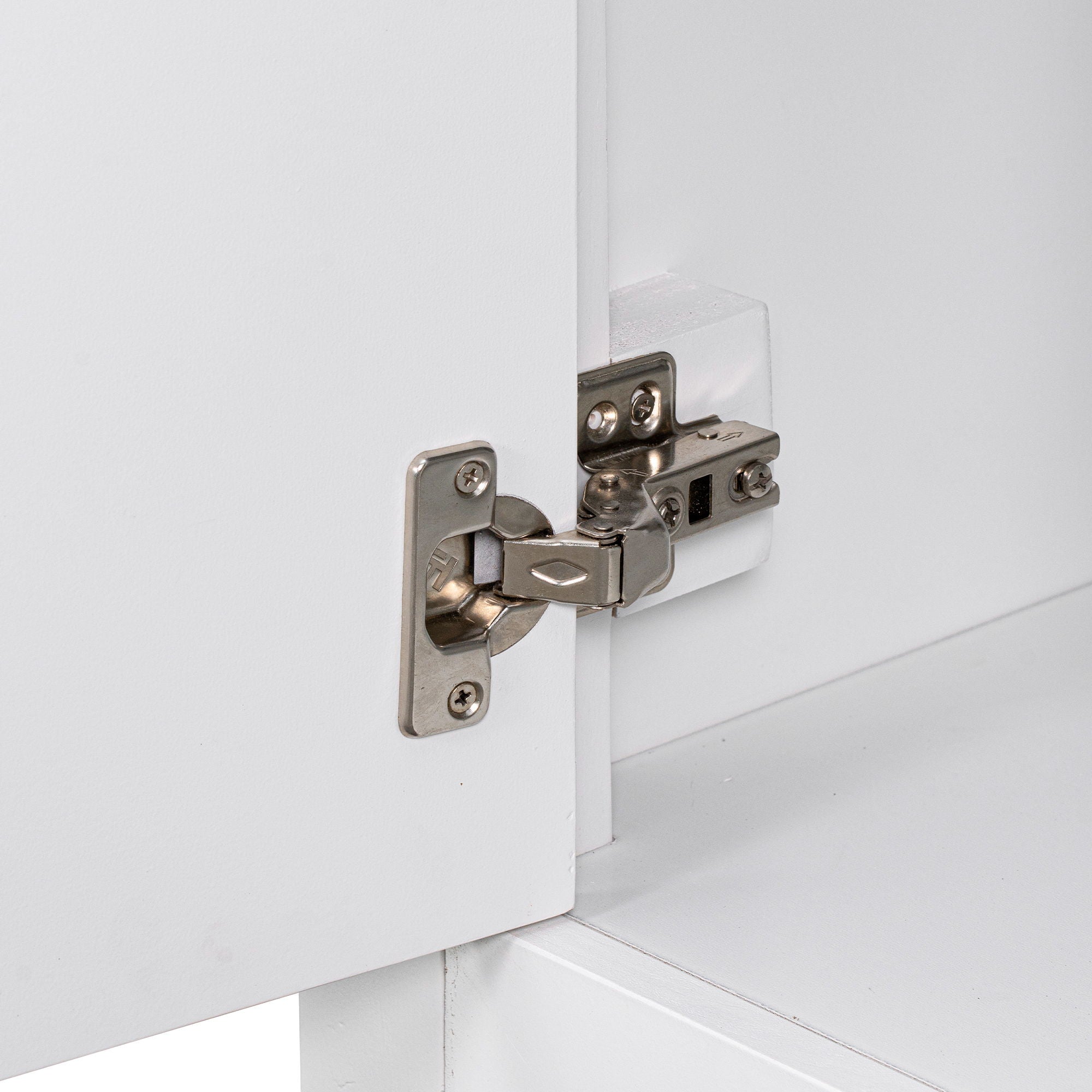Modern Bathroom Vanity With Sink, Freestanding Design With Drawers And Doors
