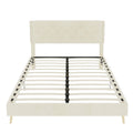 Upholstered Bed With Tufted Headboard