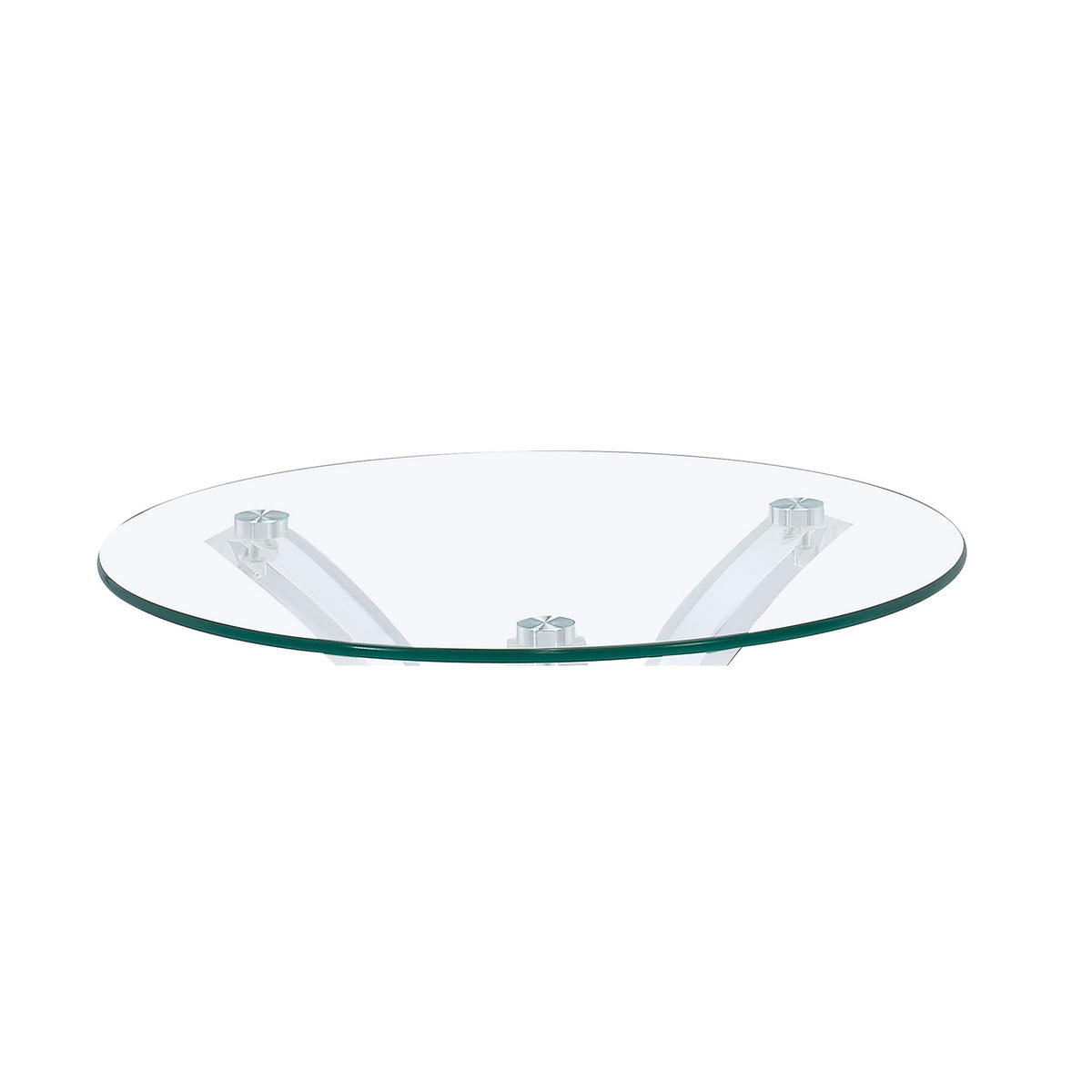 Bailey - Round Top Side Table - Clear