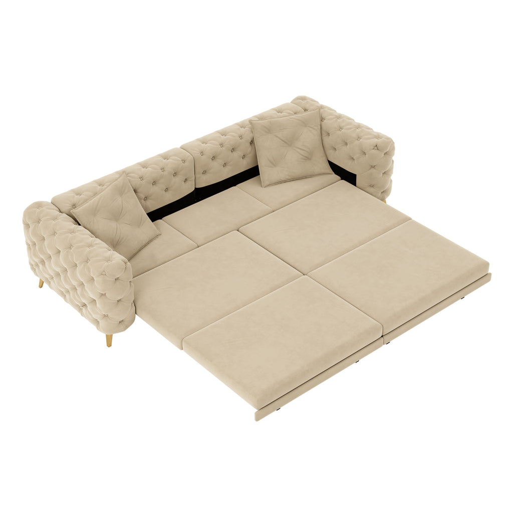 3-In-1 Convertible Sleeper Sofa