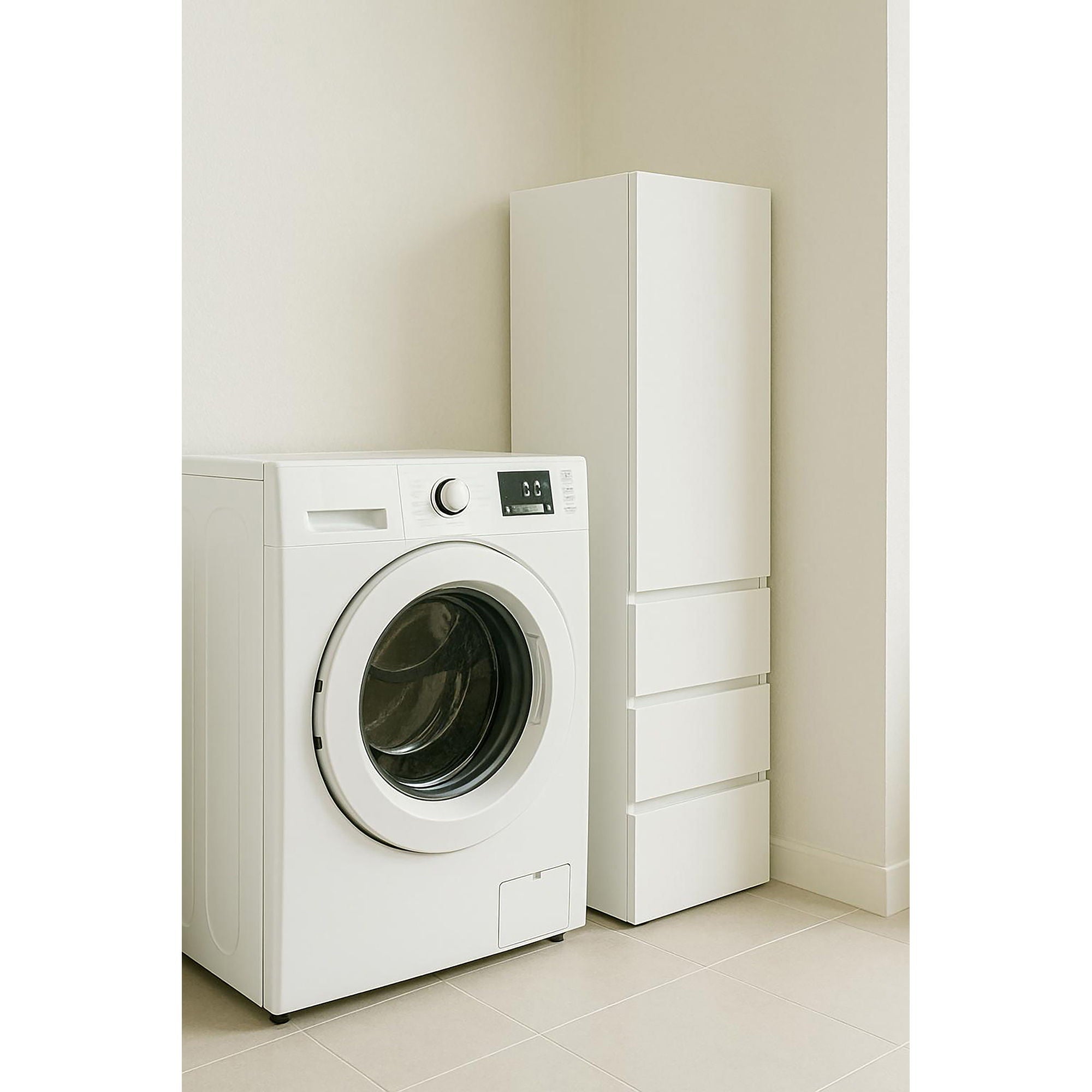 Elise - Modular Closet System & Mirror - White