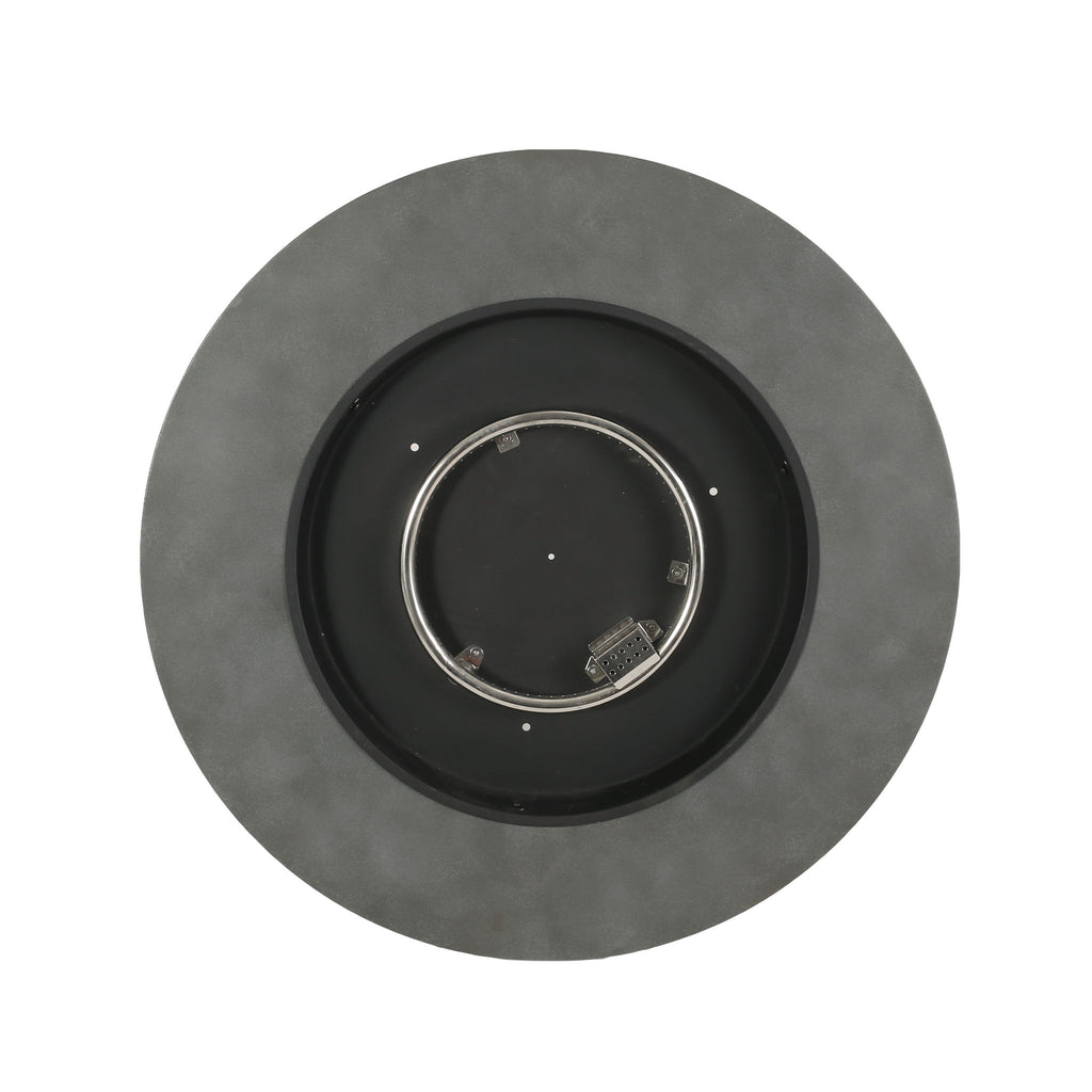 Round Iron Fire Pit With 40, 000 Btu