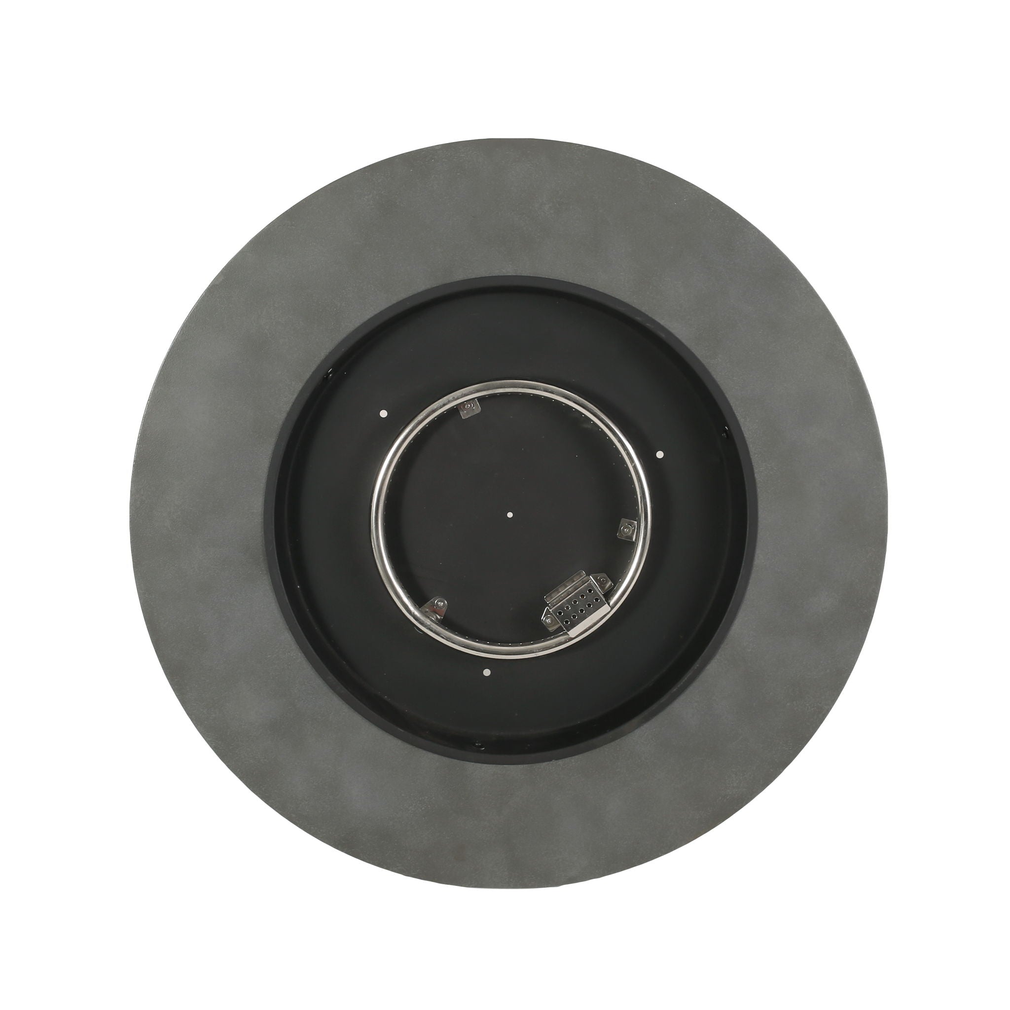 Round Iron Fire Pit With 40, 000 Btu