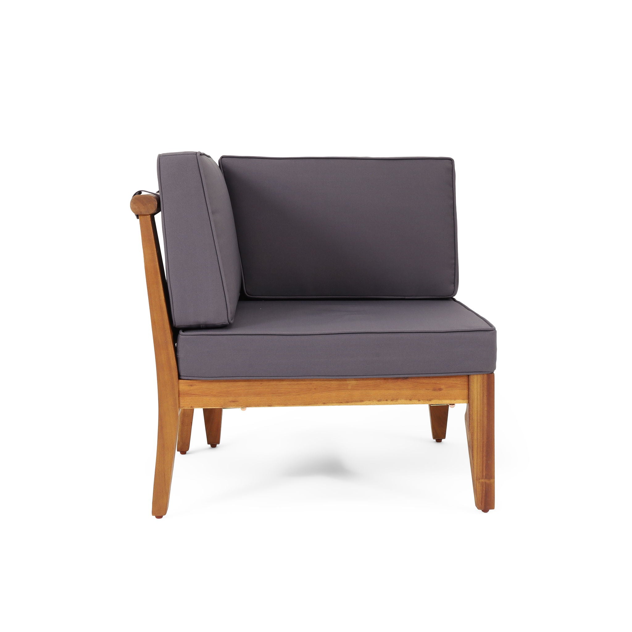 Aston - Corner, Coffee Table - Dark Gray