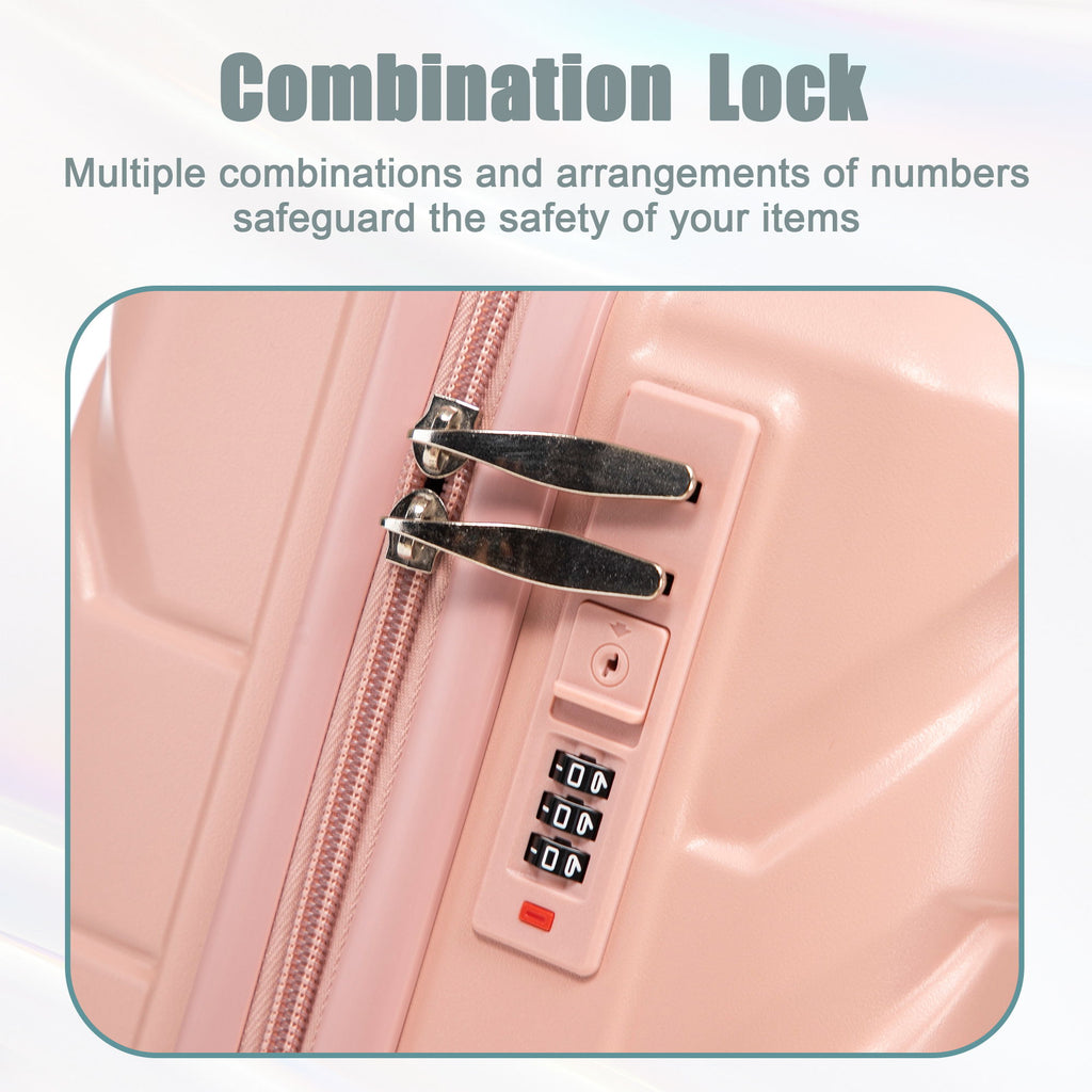 Spinner Luggage Set & Combination Lock