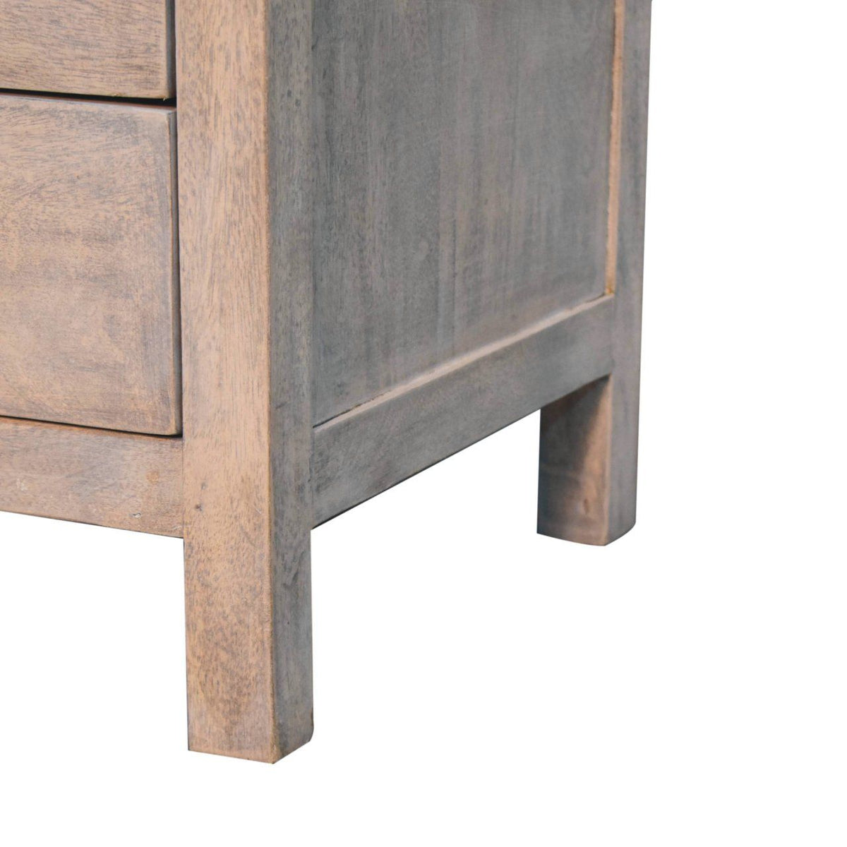 2 Drawer Open Bedside Table - Brown