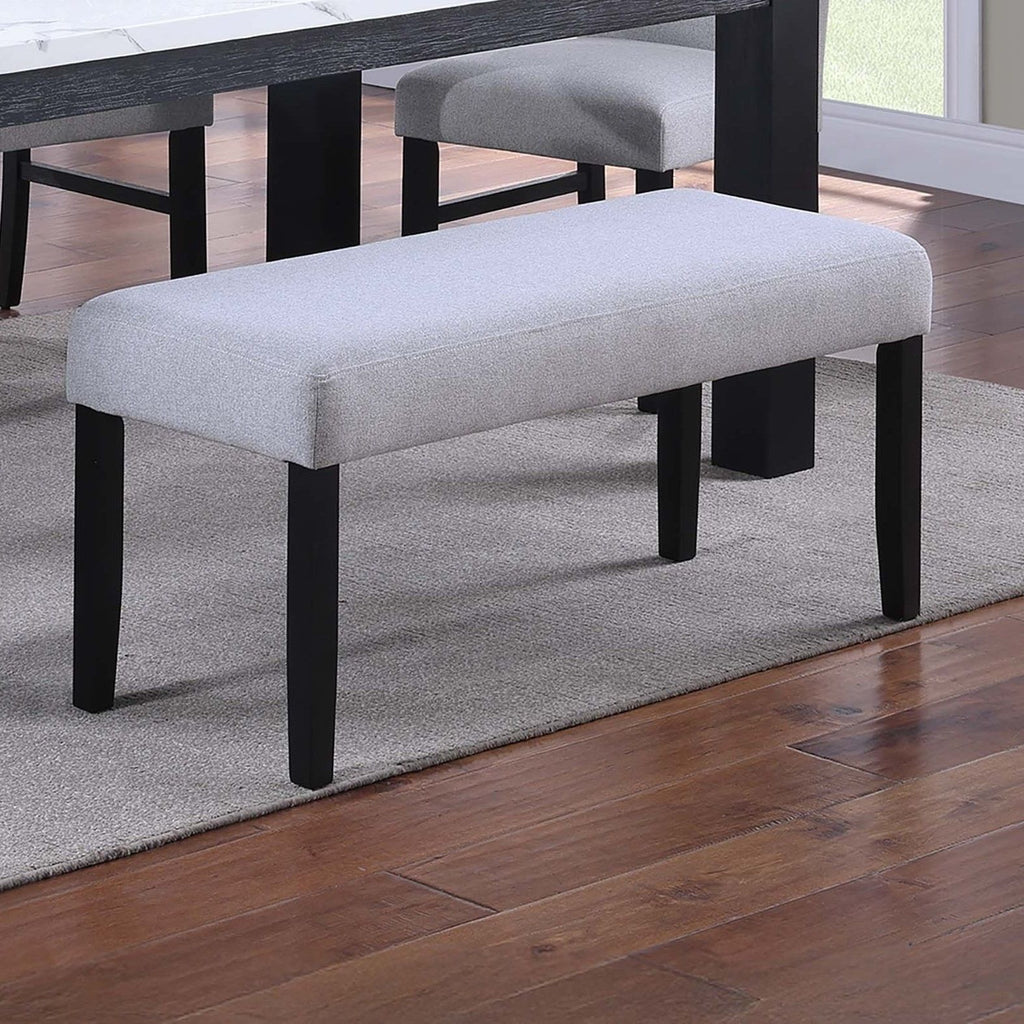 Contemporary Dining Bench Soft Upholstered