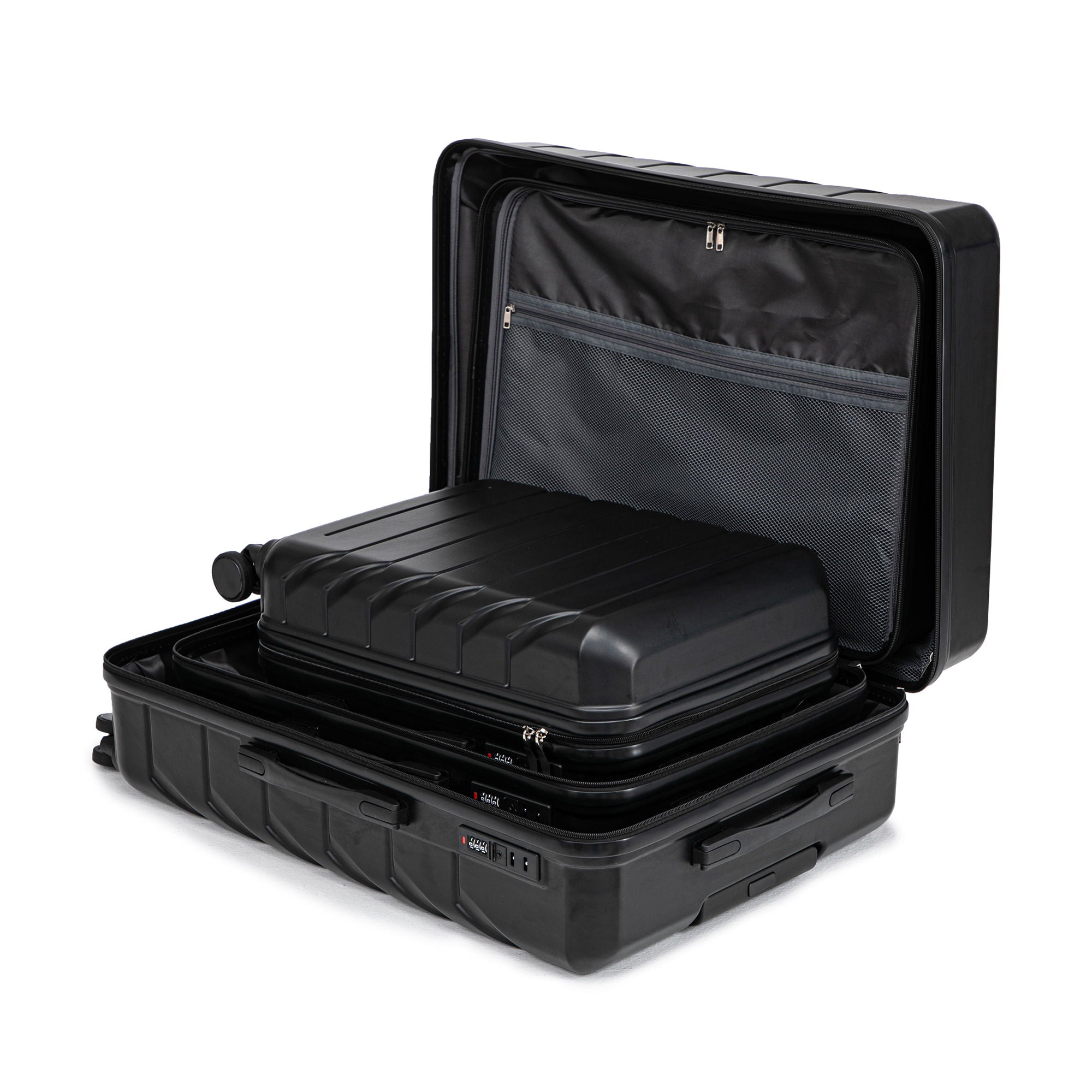 3 Pieces Set 20" / 24" / 28" Spinner Wheel Luggage With Combination Lock