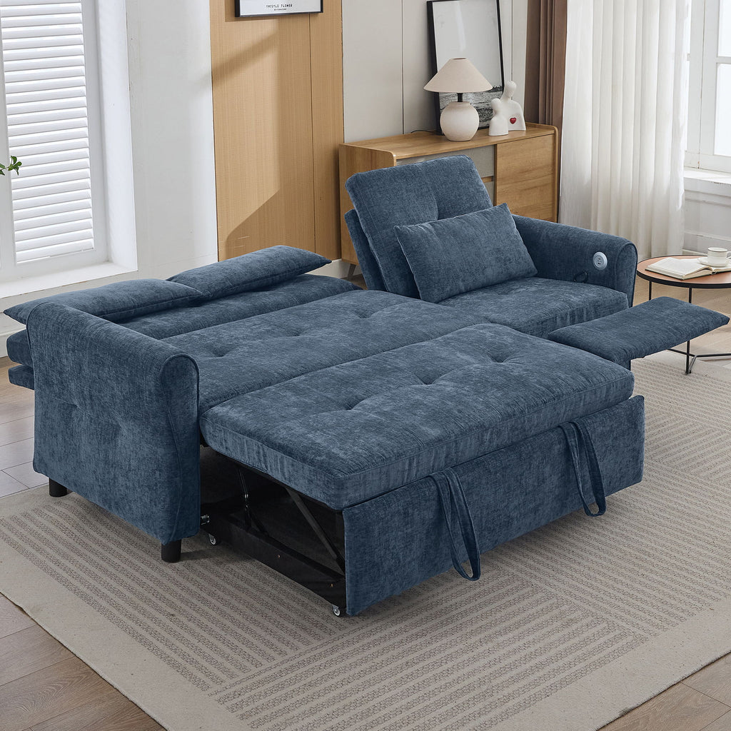3 Seater Sofa Bed And Reversible Recliner