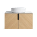 Wall Mounted Bathroom Vanity With Art Sink