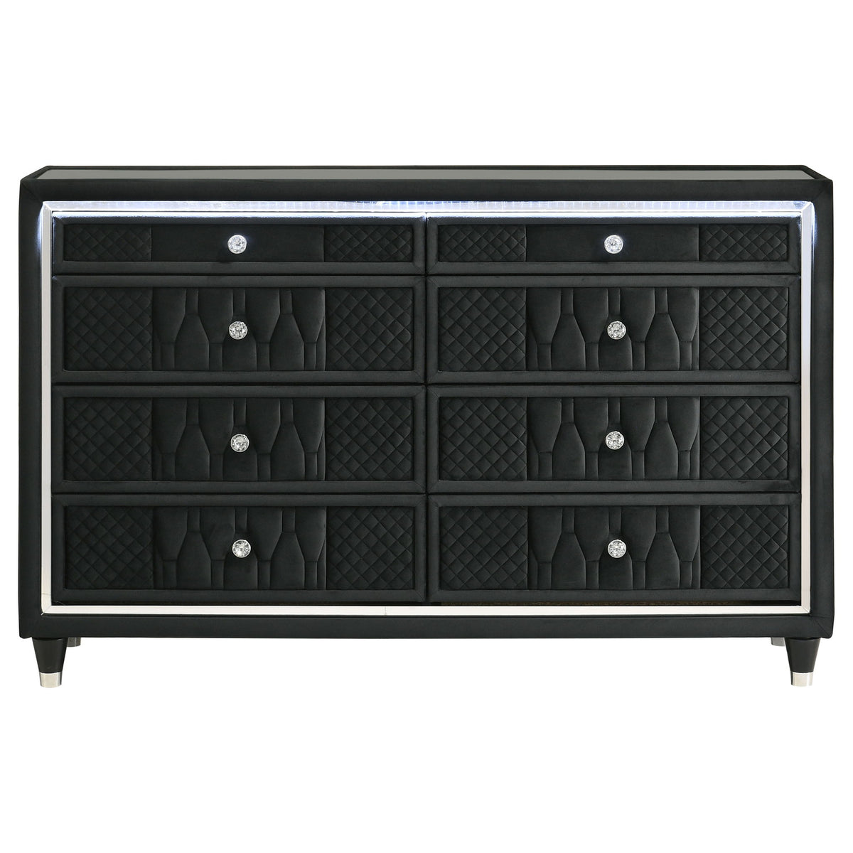Mika - 8 Drawer LED Dresser