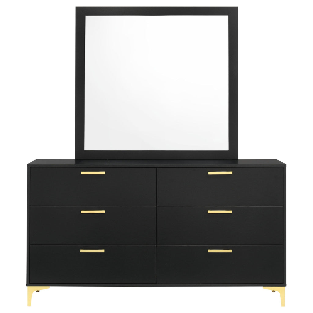 James - 6 Drawer Dresser With Mirror
