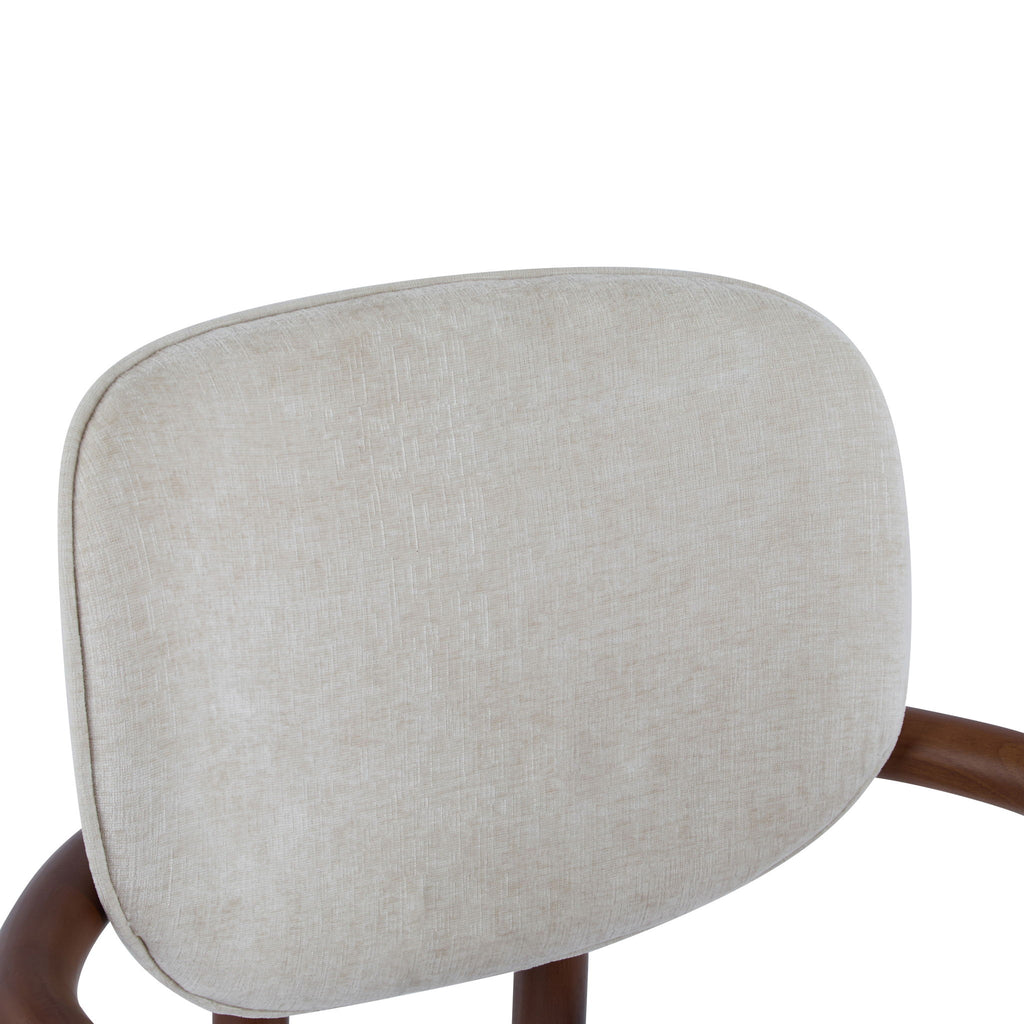 Upholstered Arm Dining Chairs (Set of 2)