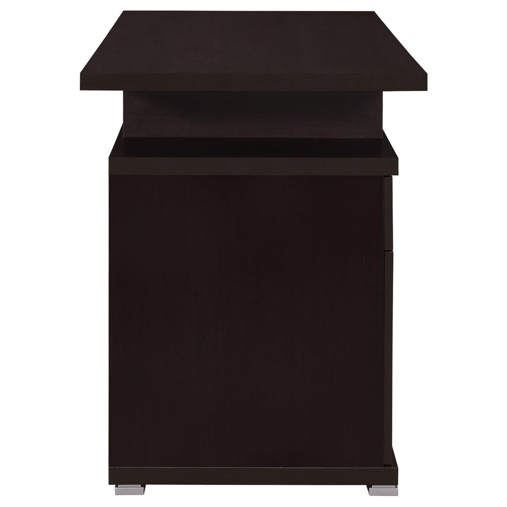 2 Drawer Reversible Office Desk With Modular Design
