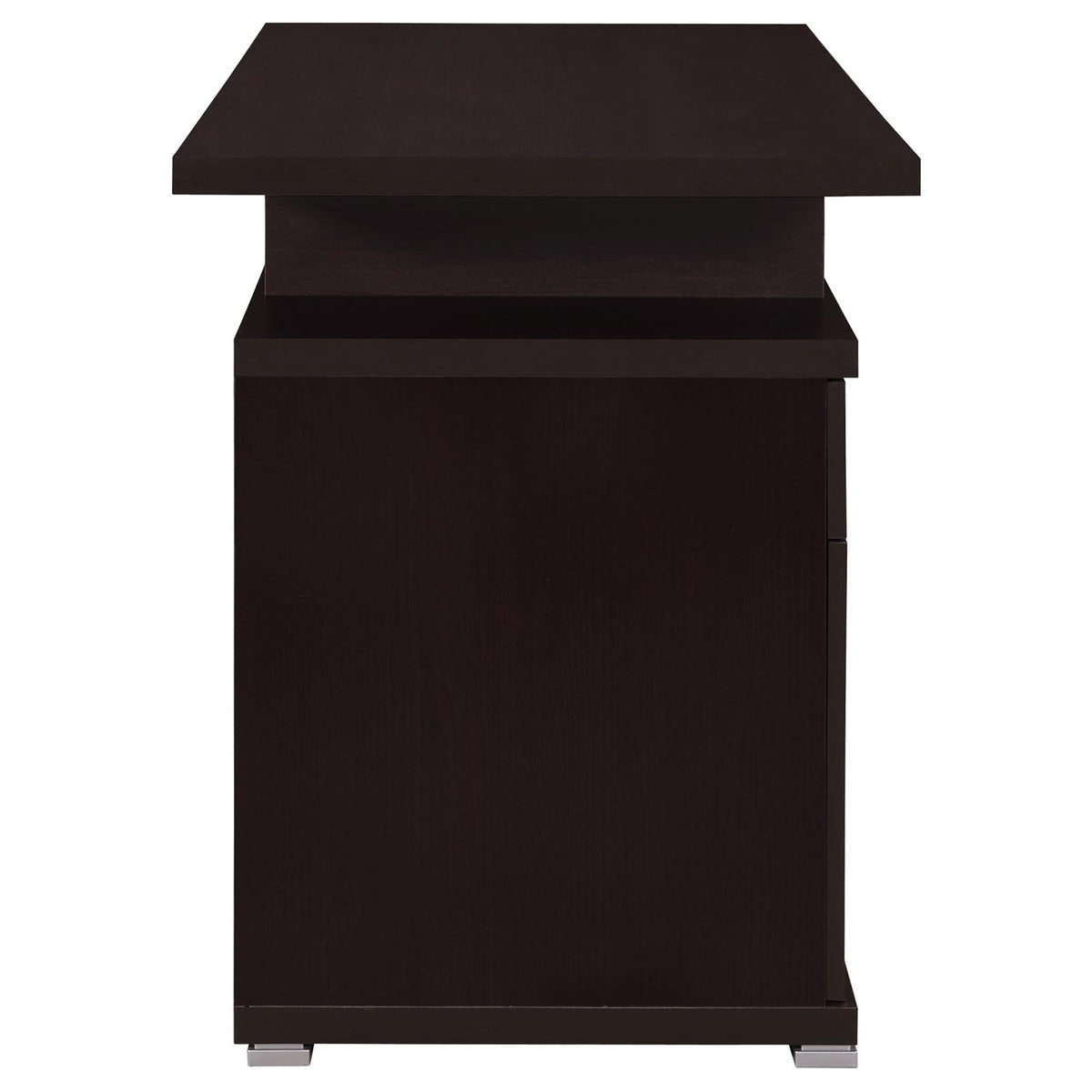 2 Drawer Reversible Office Desk With Modular Design