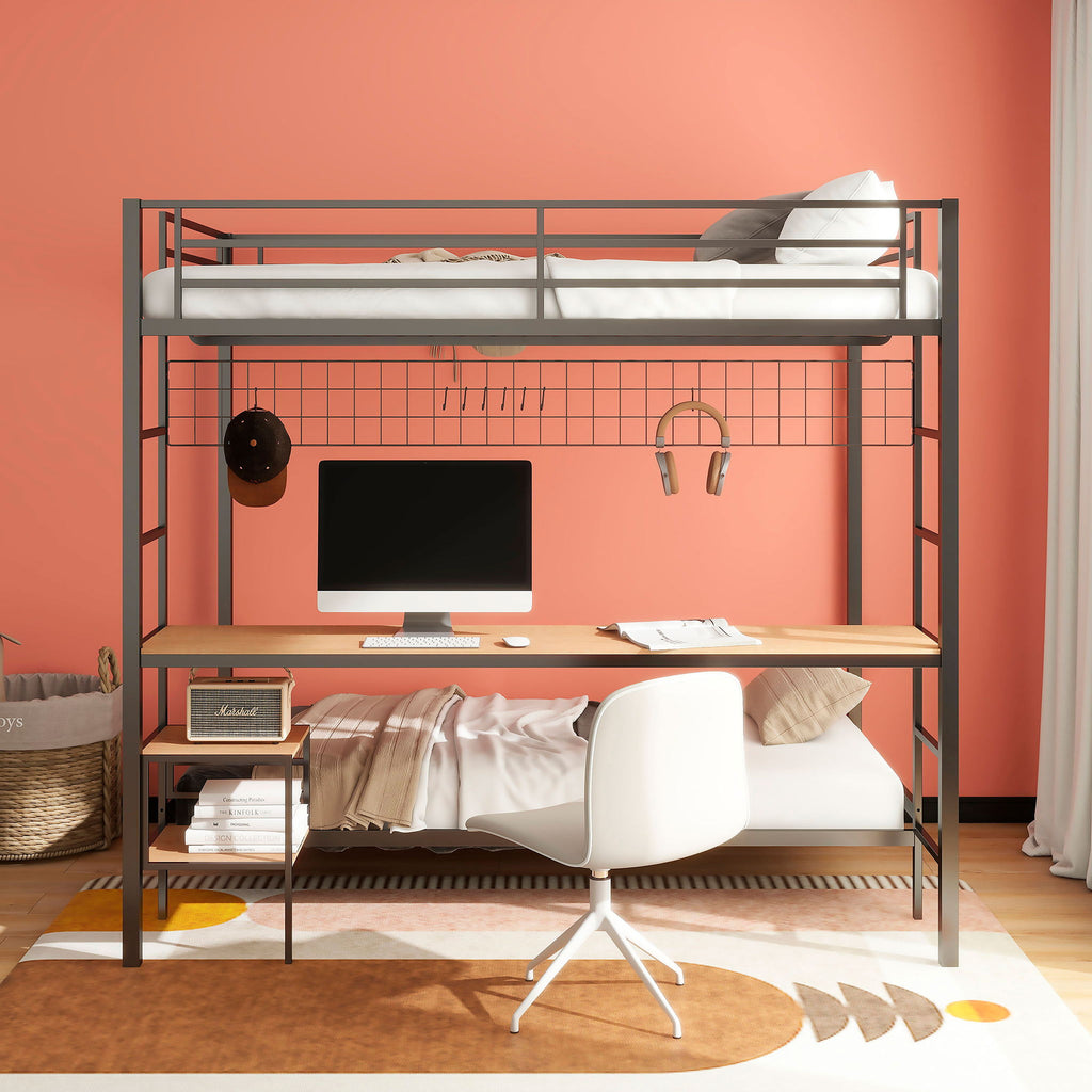 Barham - Workstation Bunk Bed With Integrated Desk