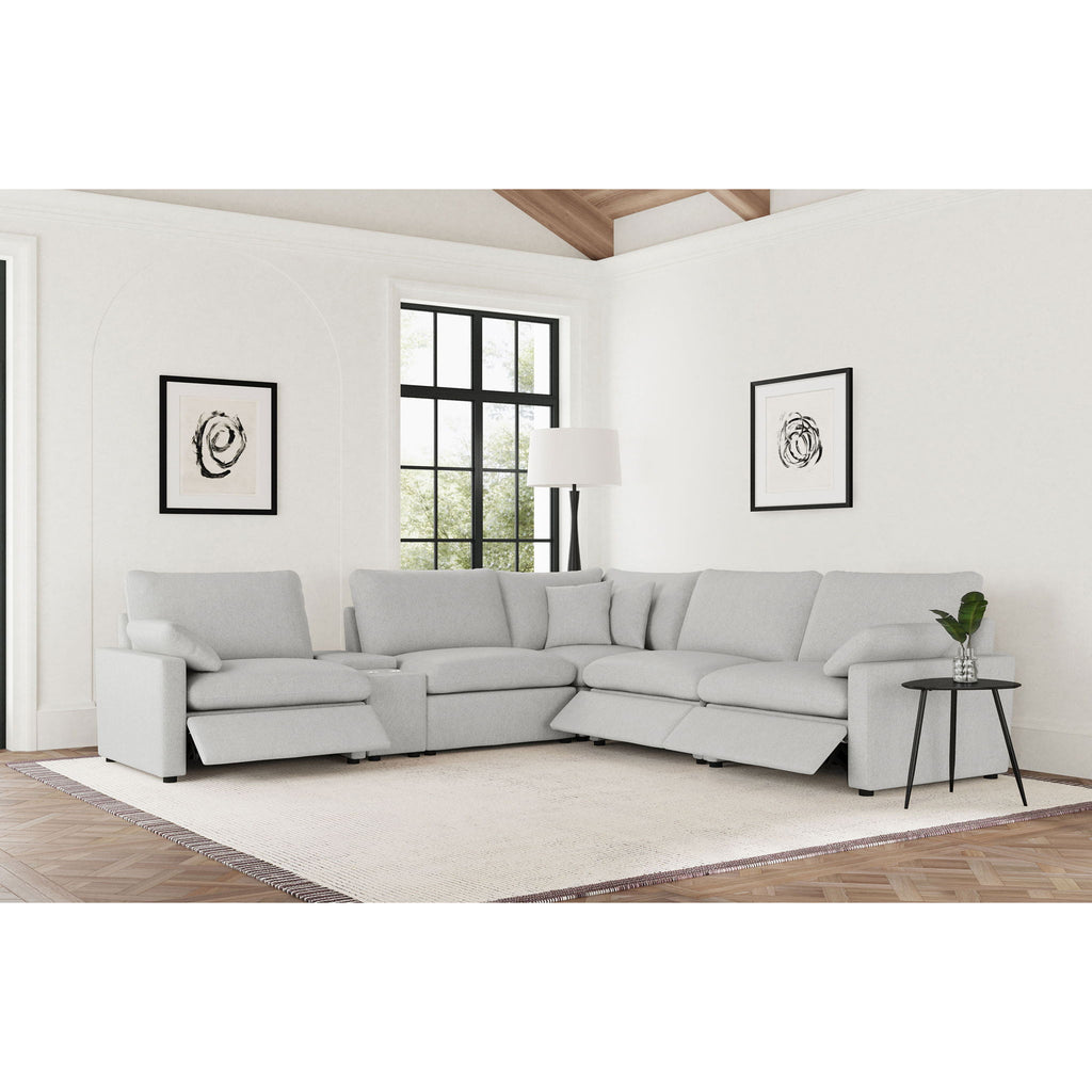 Hollander - 6 Piece Modular Power Reclining Sectional Sofa