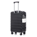 Hard Shell Luggage With Scratch Resistant Surface, 4 Wheels, Combination Lock & Side Hooks