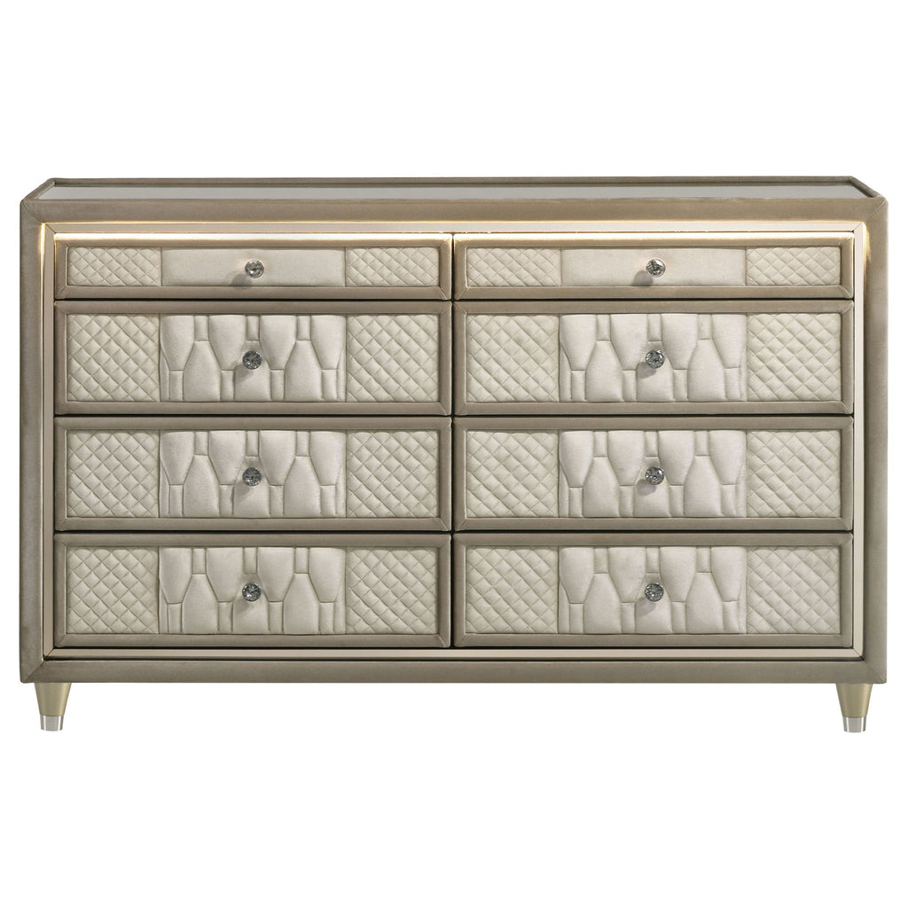 Mika - 8 Drawer LED Dresser