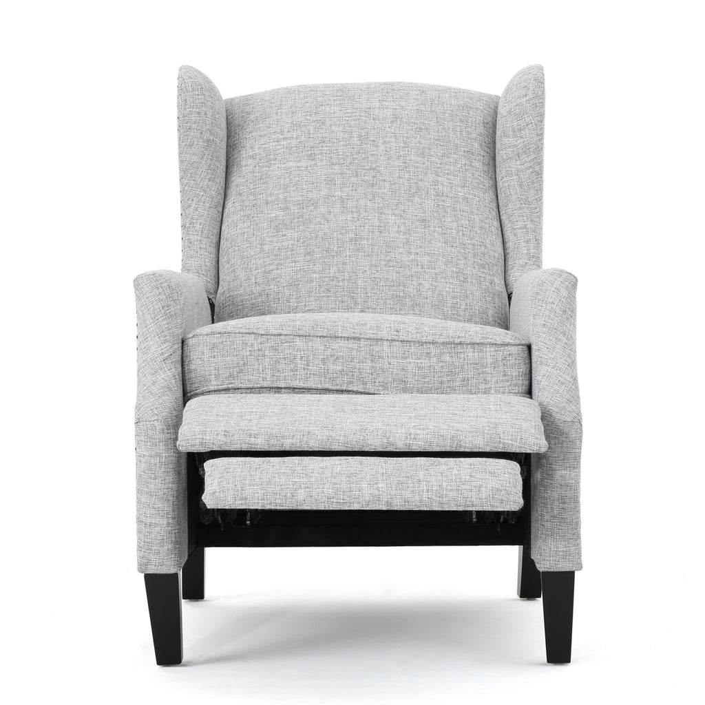 Westeros Wing Back Fabric Upholstered Recliner