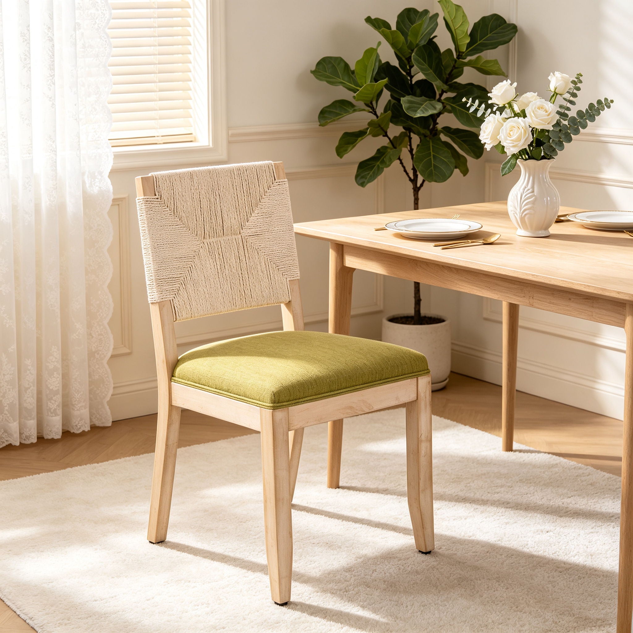French Country Dining Chairs (Set of 2)