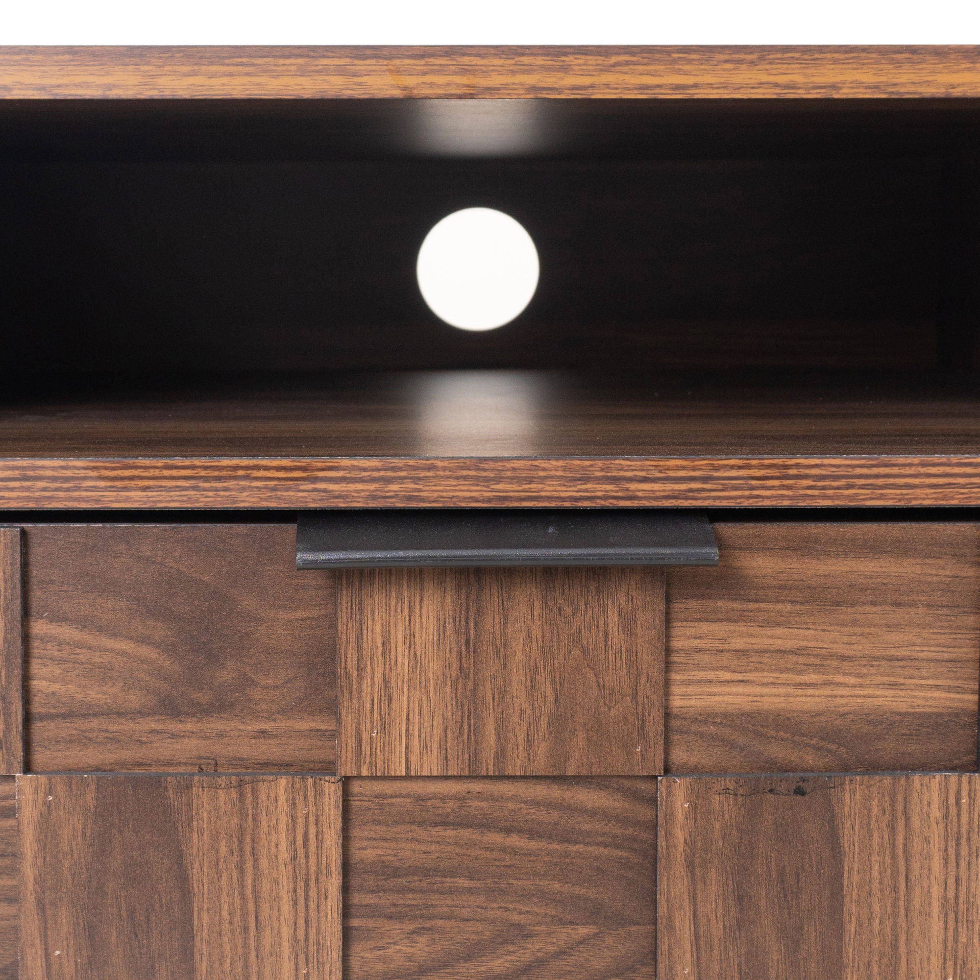TV Stand With 2 Drawers, Media Console Table, Storage Cabinet With Cable Management