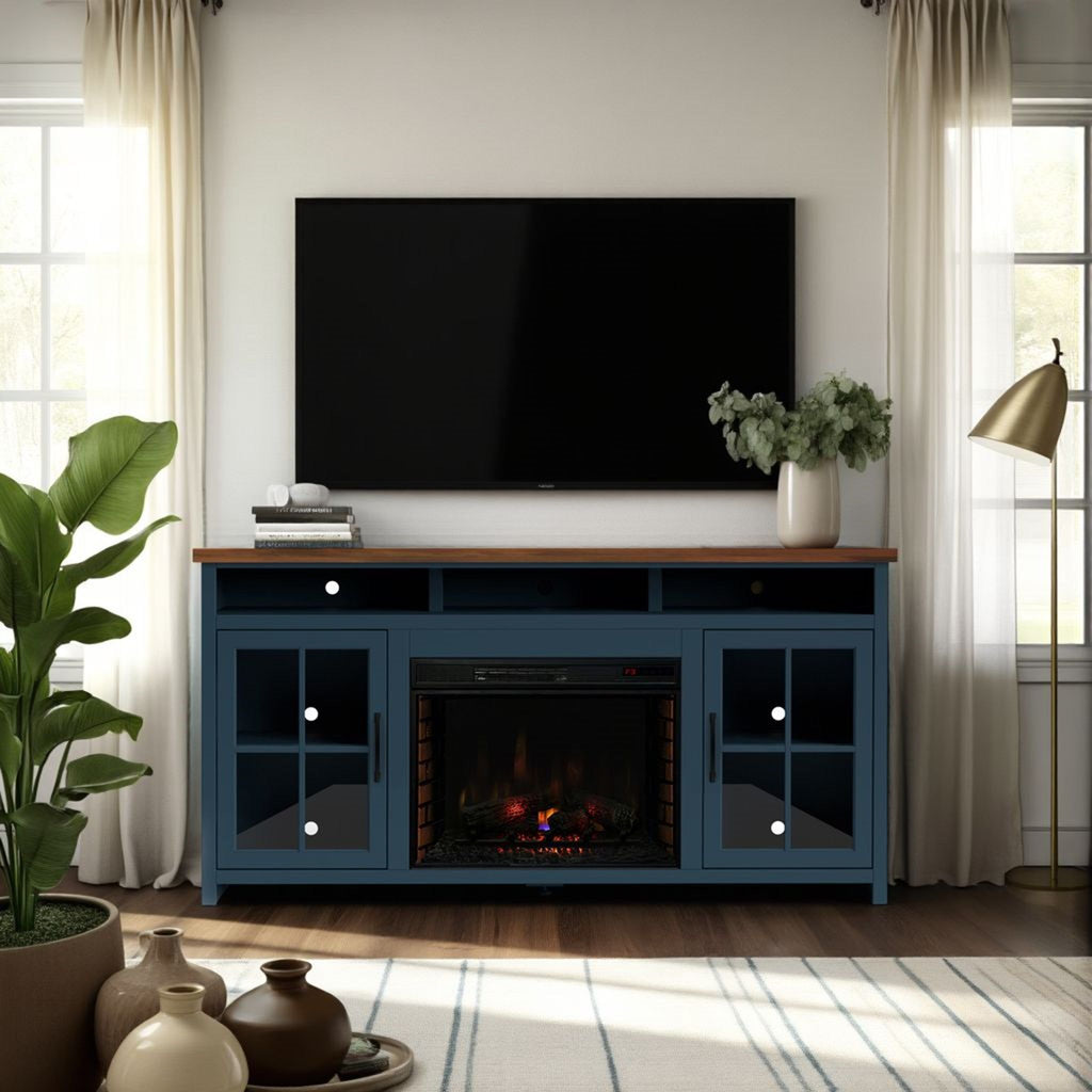 Nantucket - Fireplace TV Stand Console