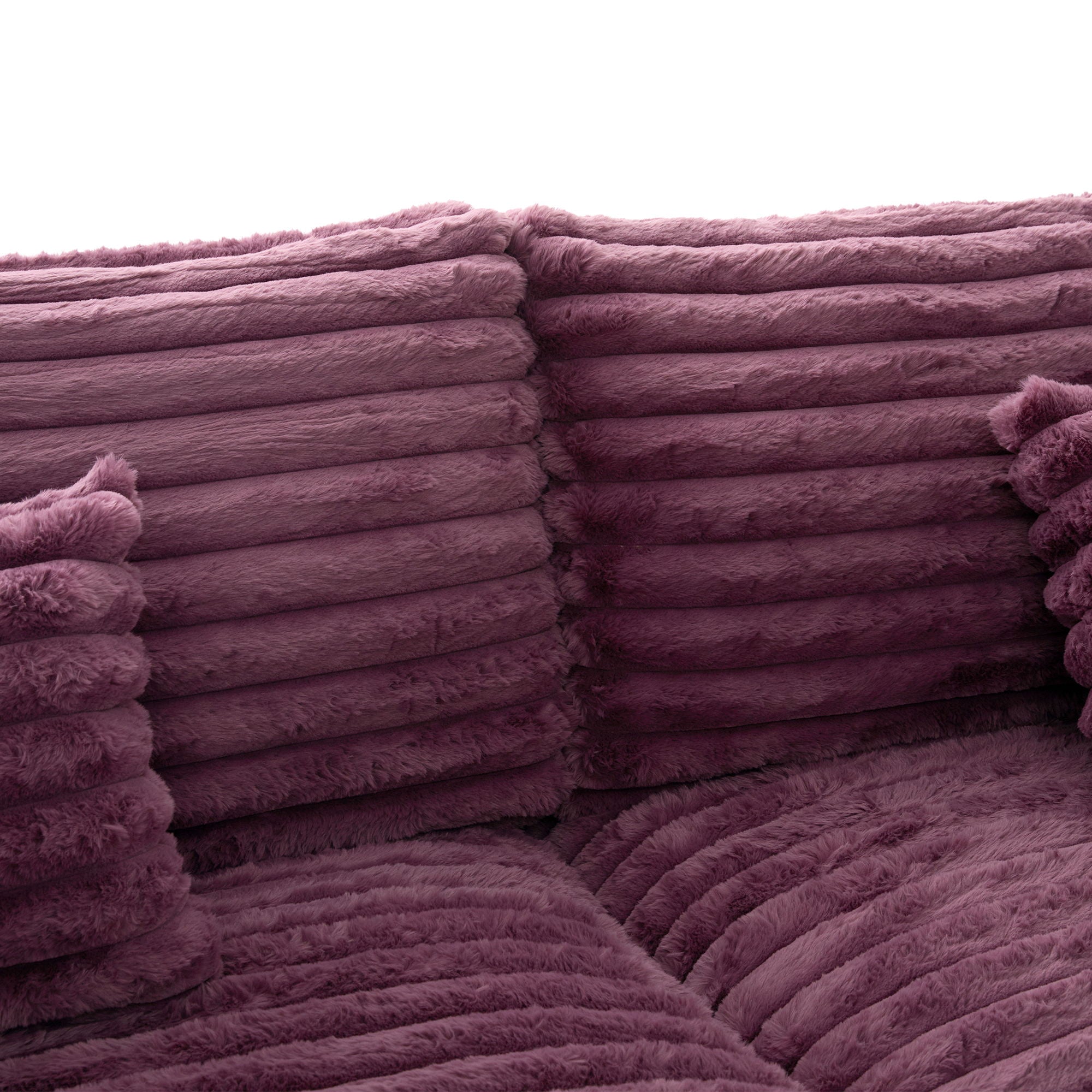 Oversized Double Chaise Lounge Sofa With USB Ports And Cup Holders