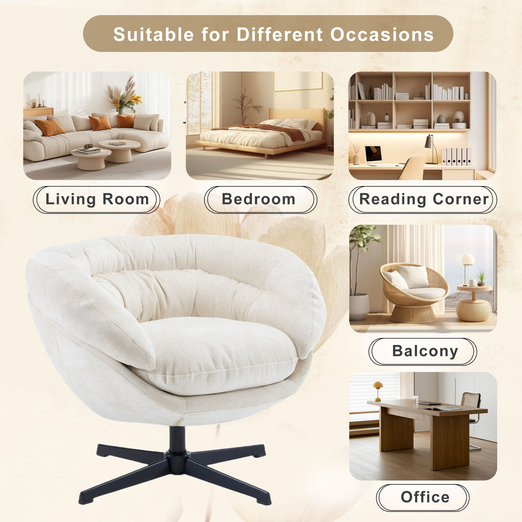 Modern Office Chair With 360 Degree Swivel