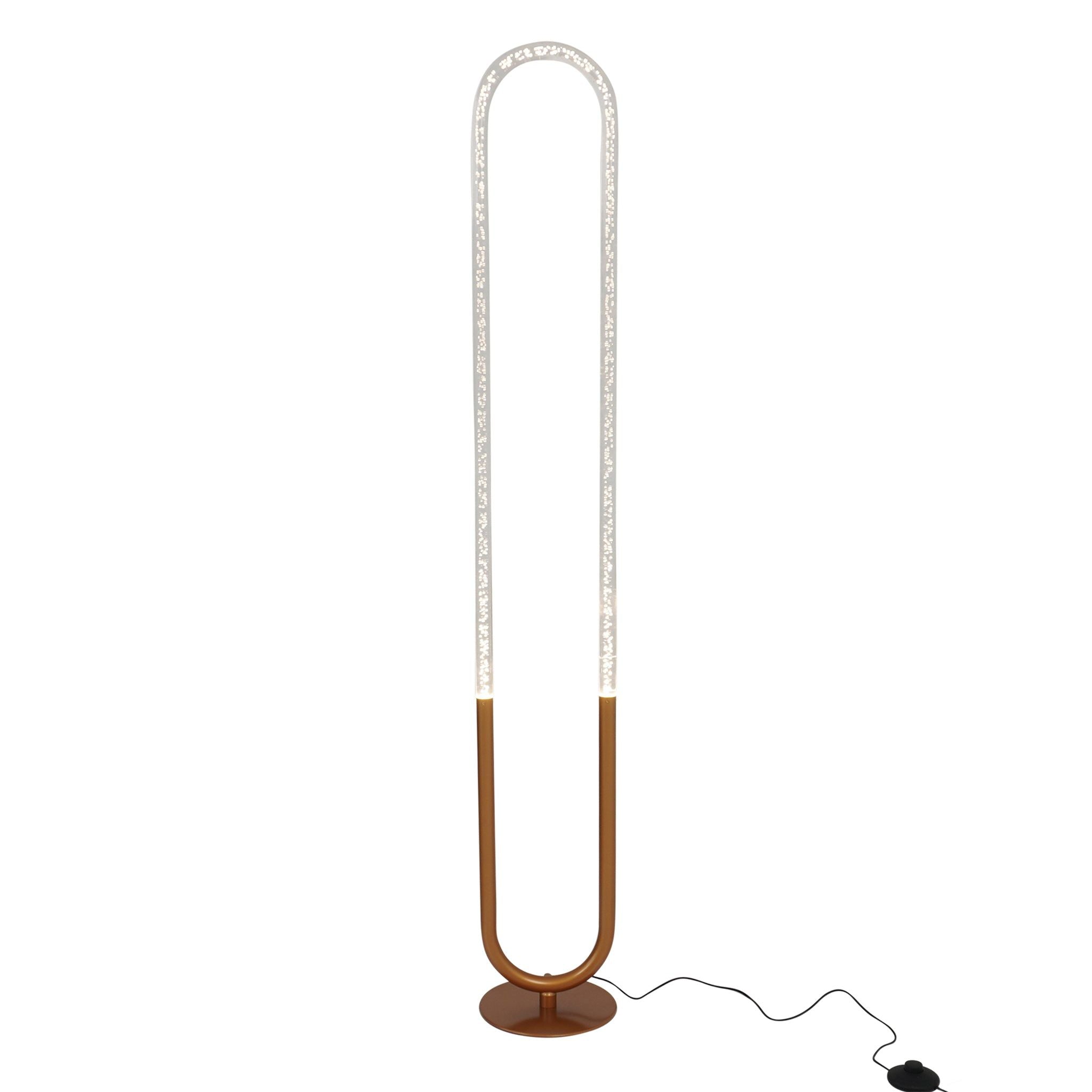 Zeon - LED Floor Lamp, 110 - 120V - Bronze