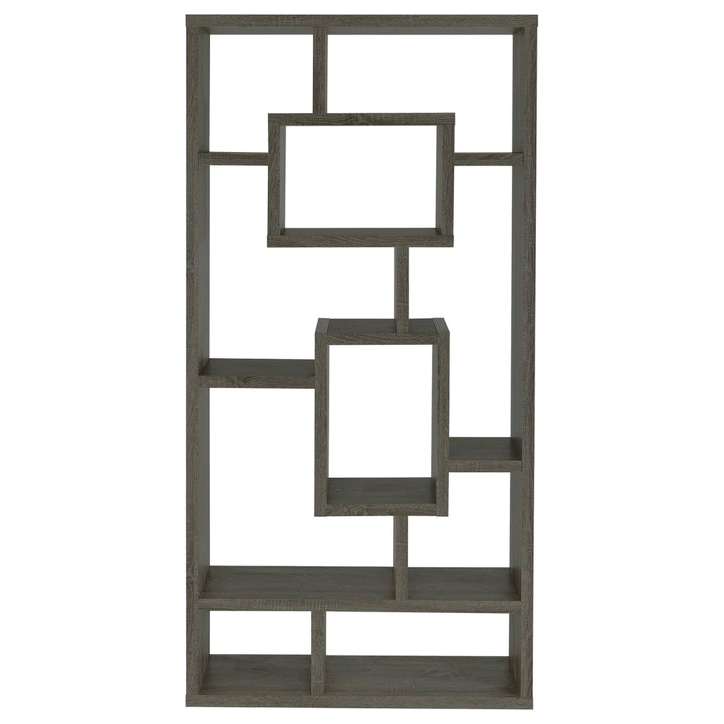 10 Shelf Open Back Bookcase