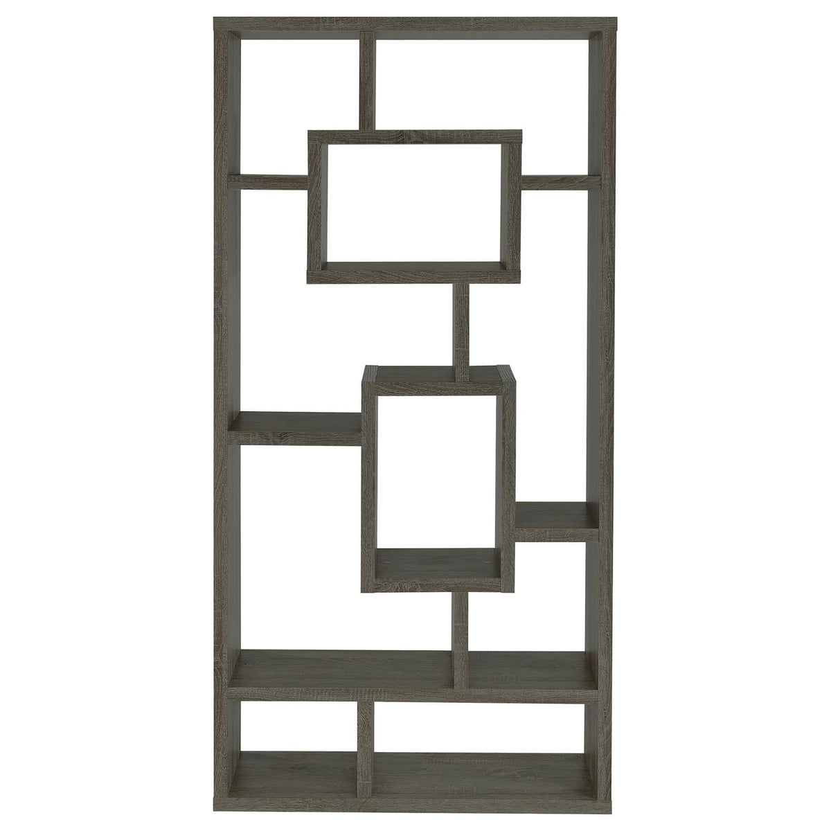 10 Shelf Open Back Bookcase
