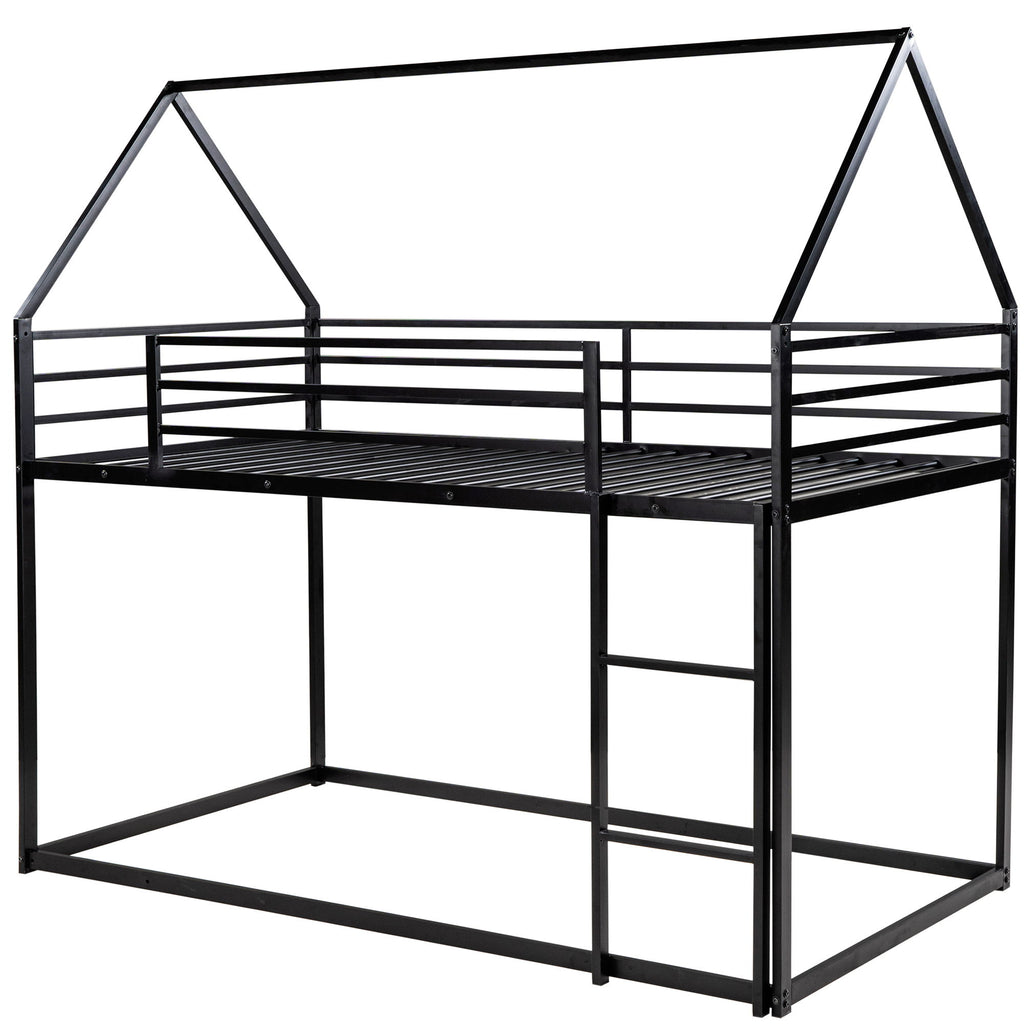 House Bunk Bed With Built In Ladder