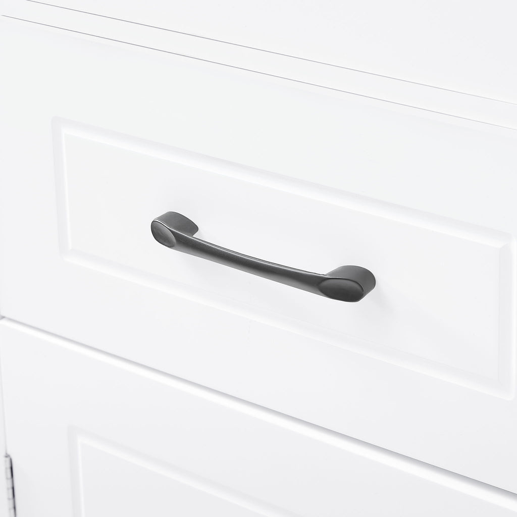 Tall Freestanding Bathroom Storage Cabinet With 2 Doors And Adjustable Shelves