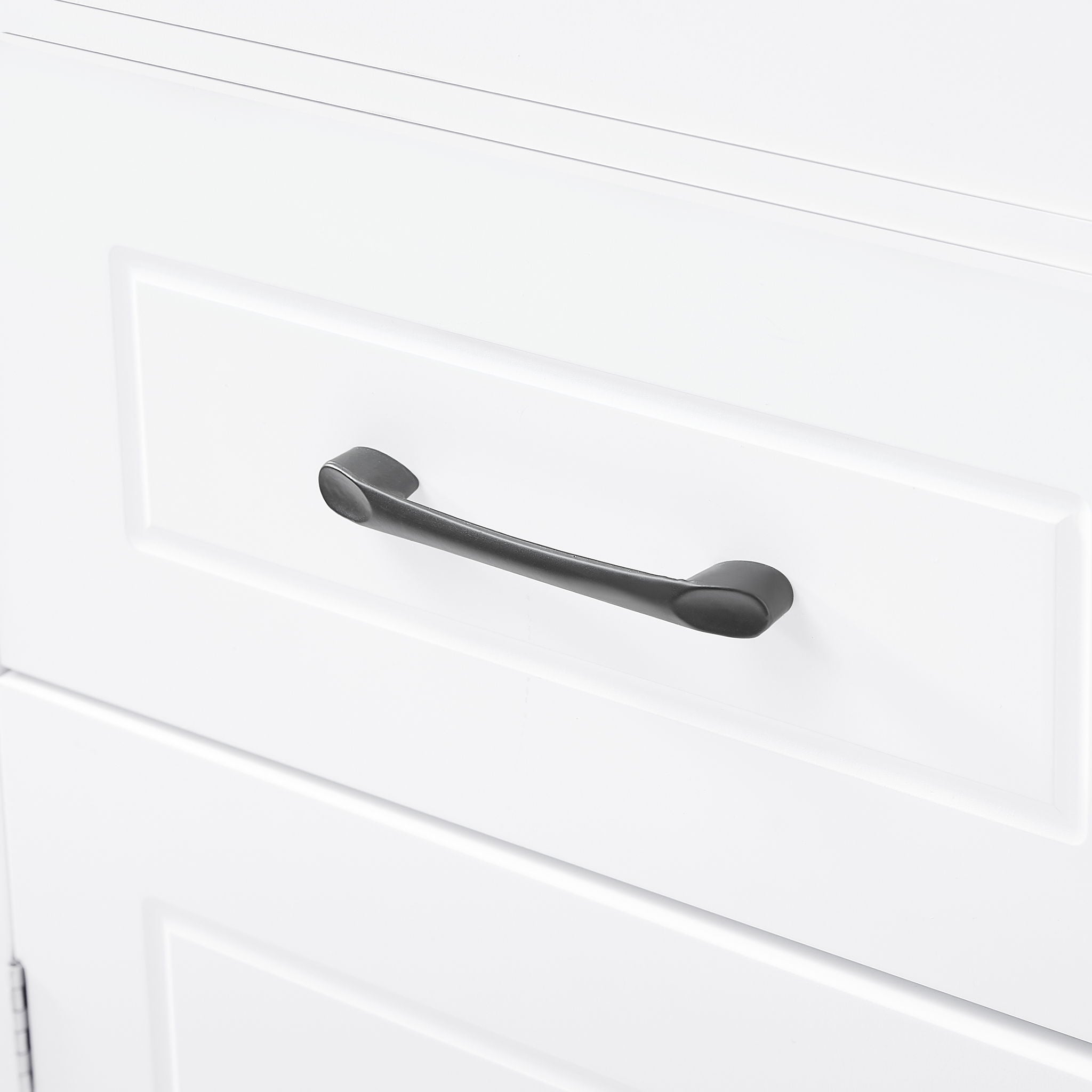 Tall Freestanding Bathroom Storage Cabinet With 2 Doors And Adjustable Shelves