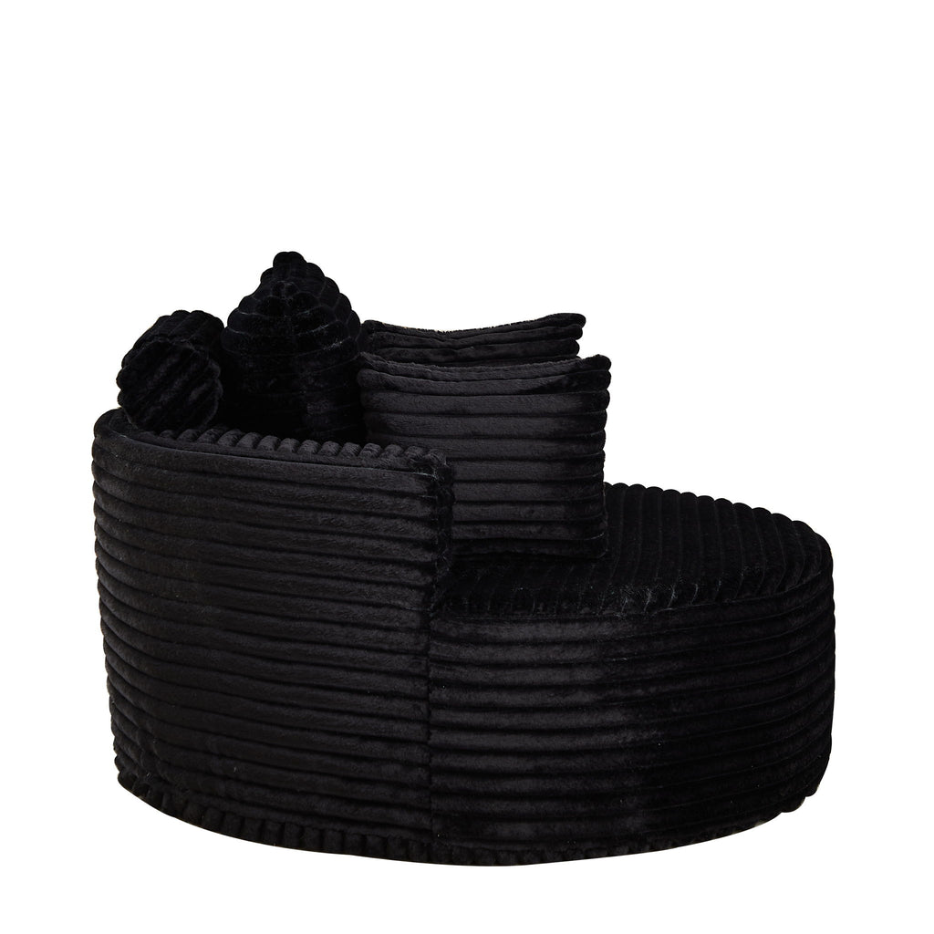 Modern Single Sofa With Backrest Pillow For Living Room